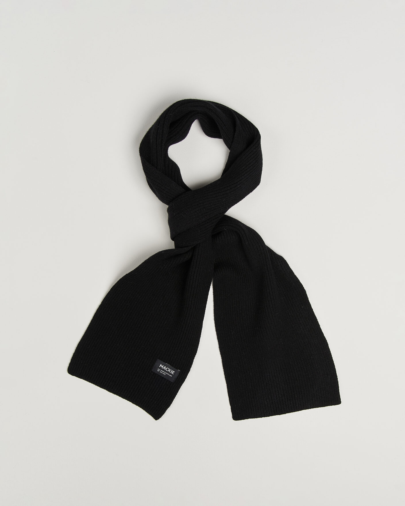 Uomini | Sciarpe | Robert Mackie | Clyde Lambswool Scarf Black