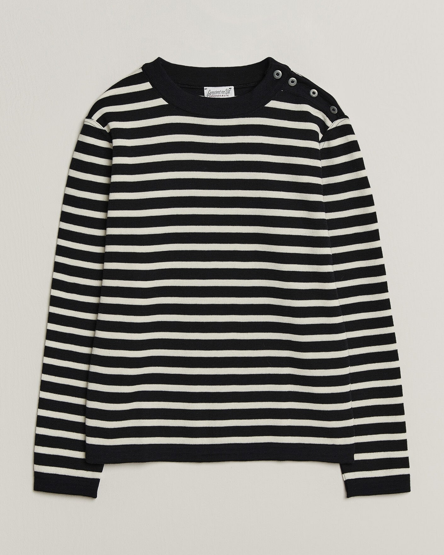Uomini | Maglieria | S.N.S. Herning | Naval Crew Neck Navy/White