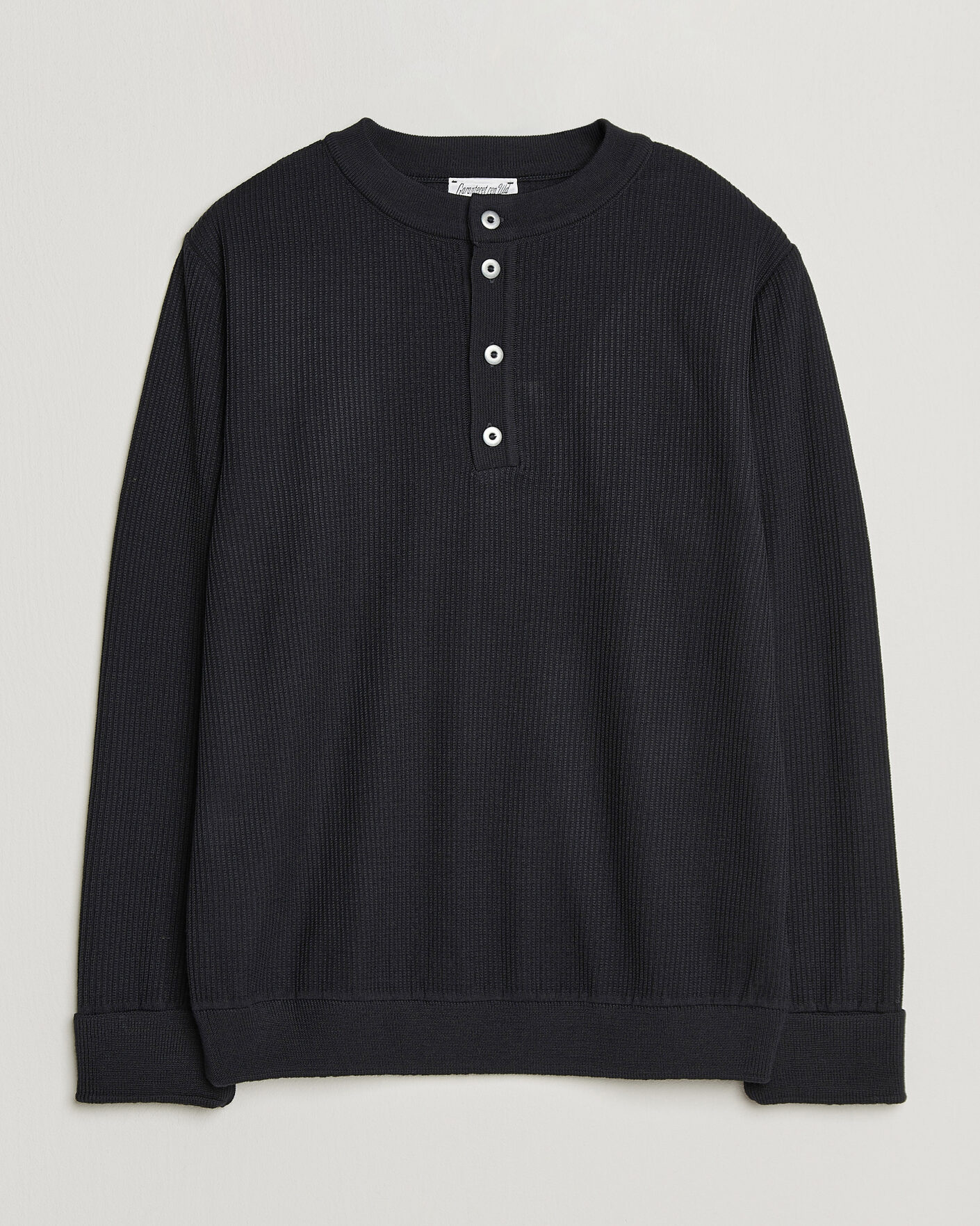 Uomini | Maglieria | S.N.S. Herning | Stamina Rib Henley Navy Blue