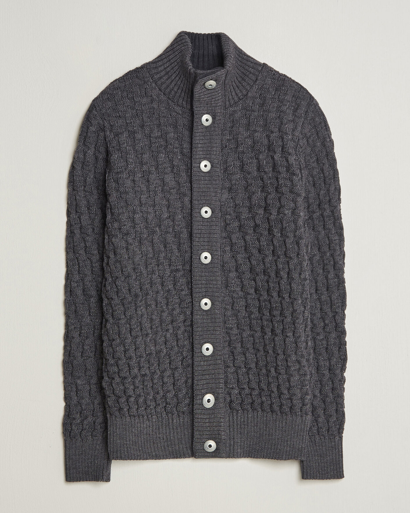 Uomini | Maglieria | S.N.S. Herning | Stark Cardigan Gneiss Grey