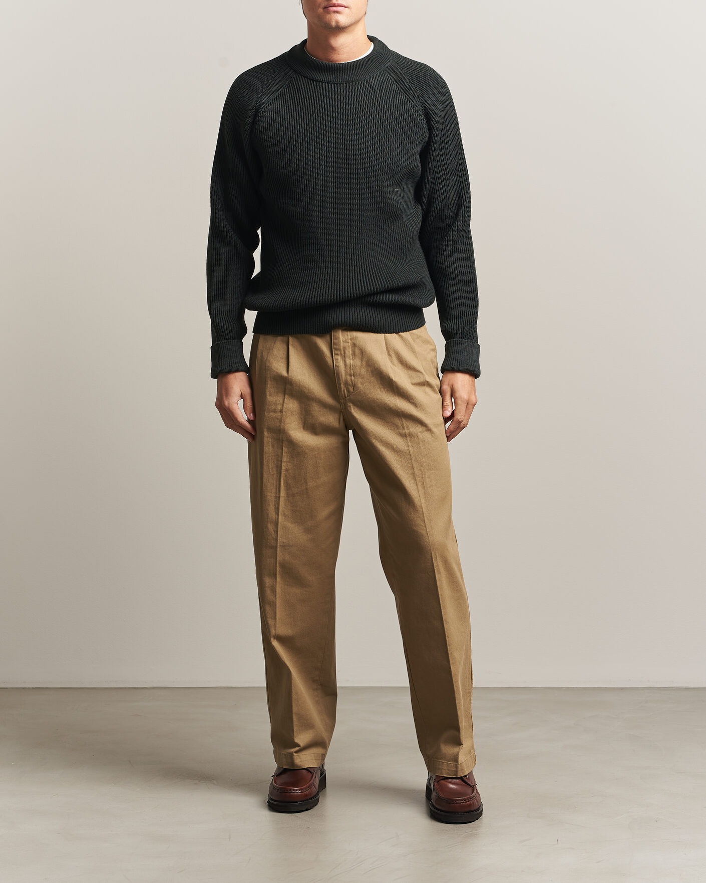 Uomini | Maglieria | S.N.S. Herning | Render Mock Neck Terrain Green