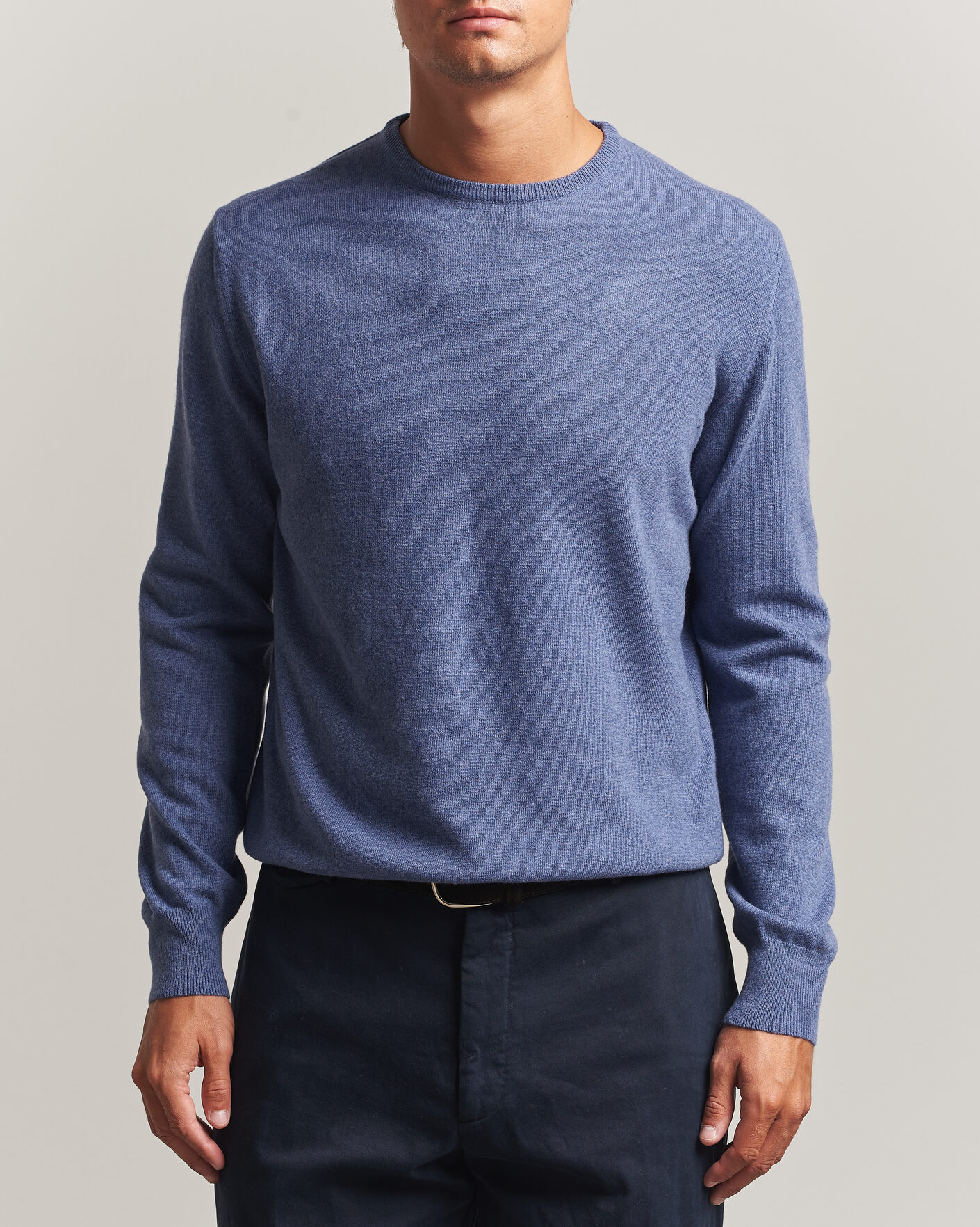 Uomini | Maglieria | Morgano | Wool/Cashmere Crewneck Jeans