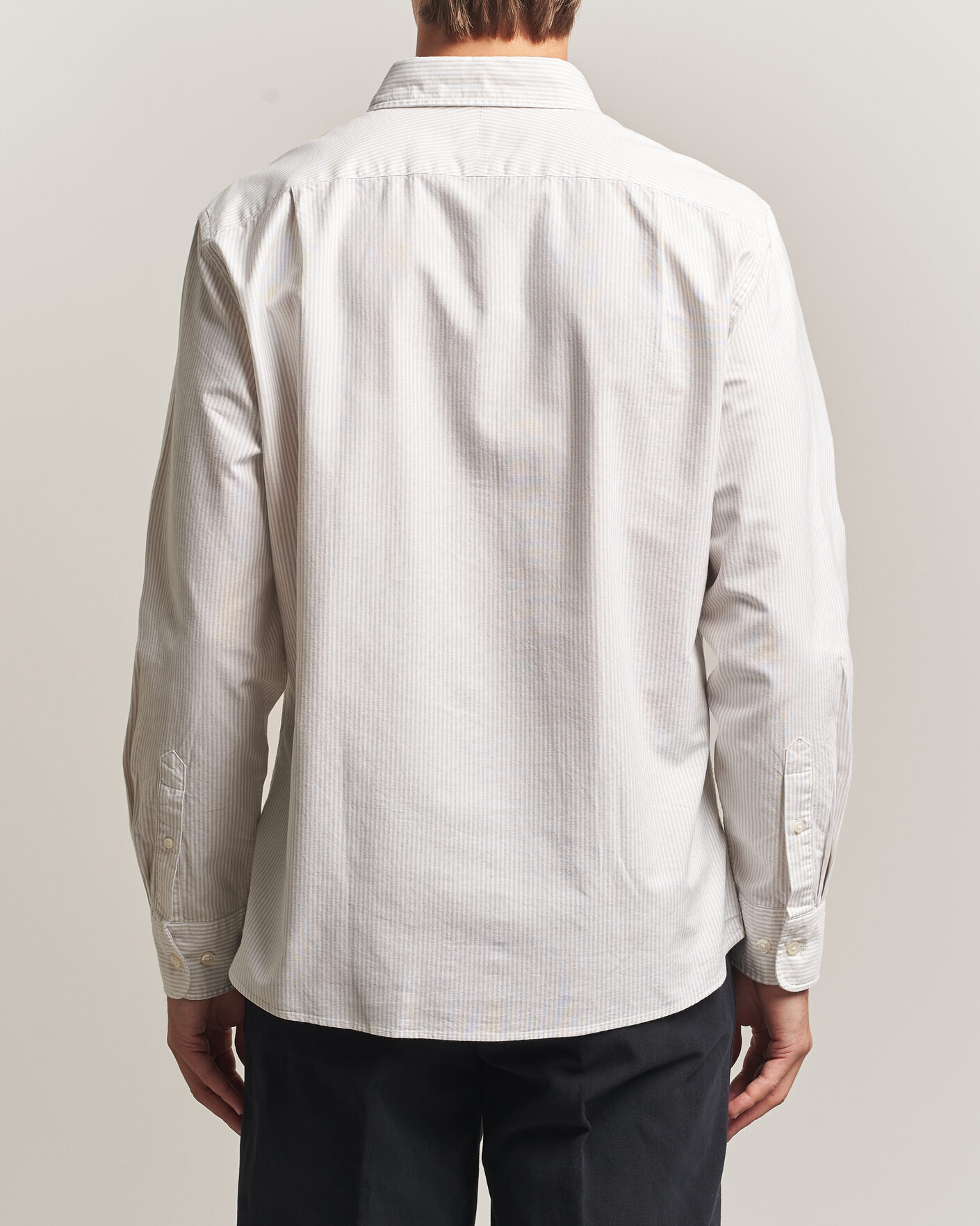 Uomini | Camicie | Charles Tyrwhitt | Button Down Stretch Oxford Shirt Stone