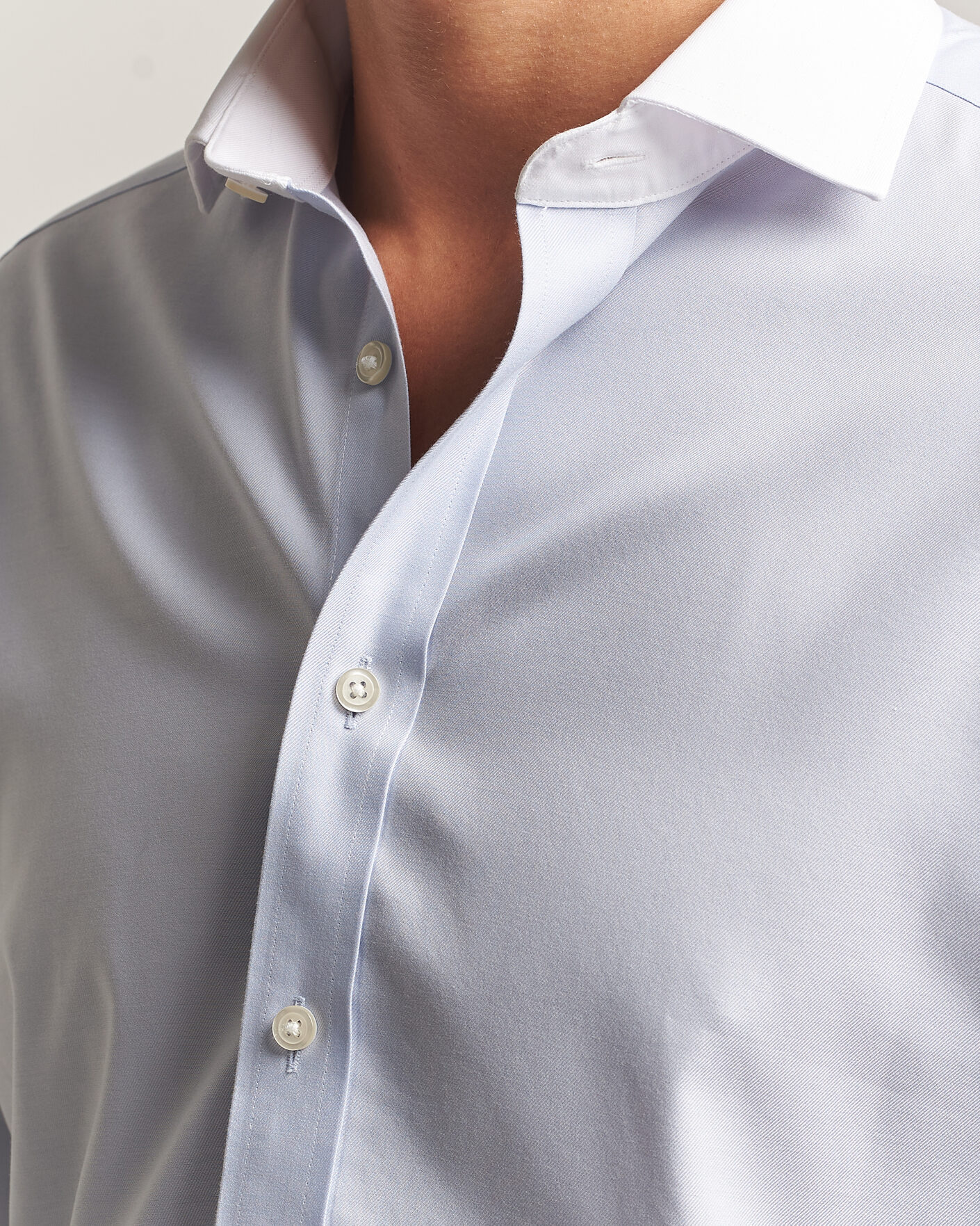 Uomini | Camicie | Charles Tyrwhitt | Slim Fit Non Iron Plain Winchester Shirt Light Blue