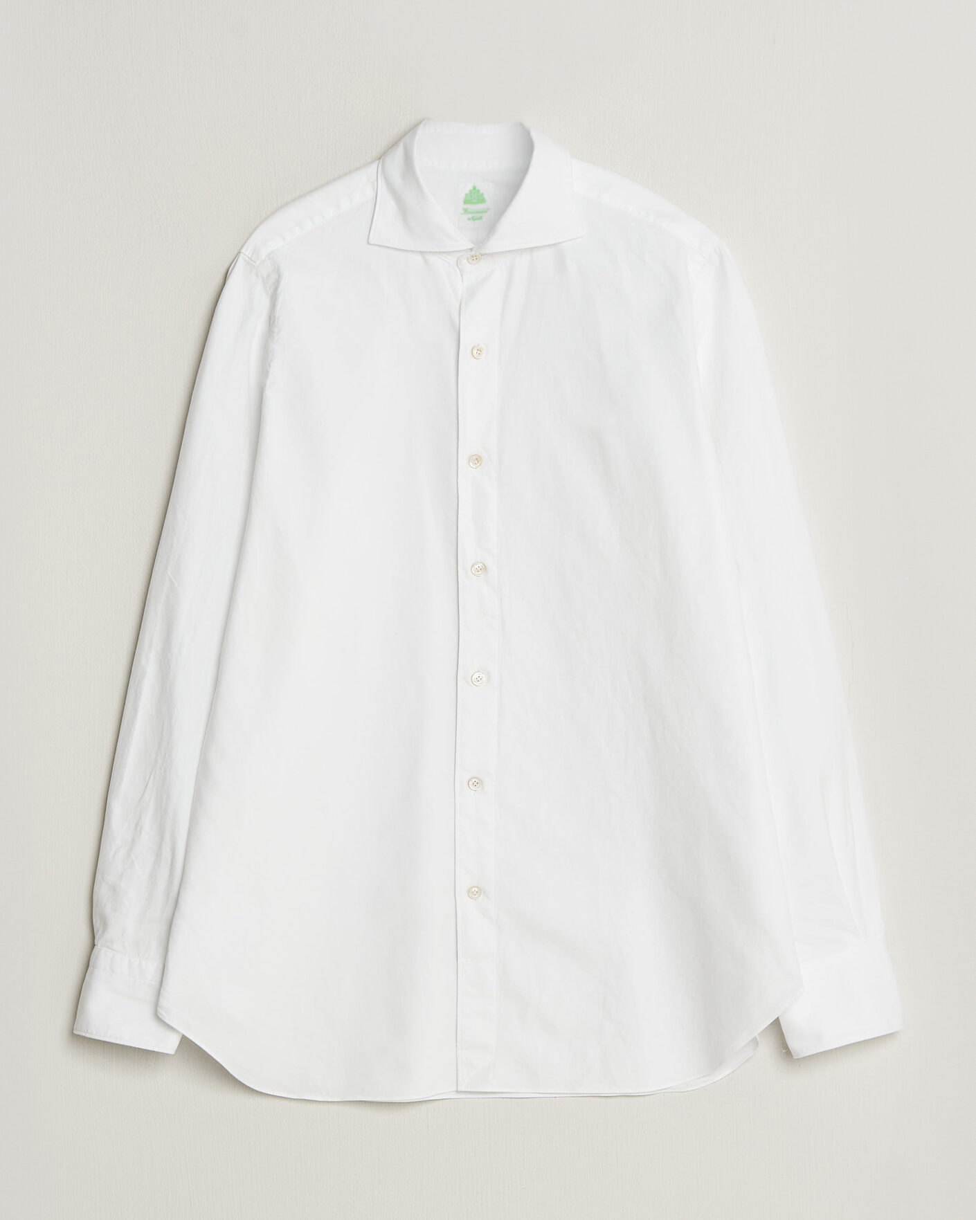 Uomini | Camicie | Finamore Napoli | Gaeta Flannel Sport Shirt White