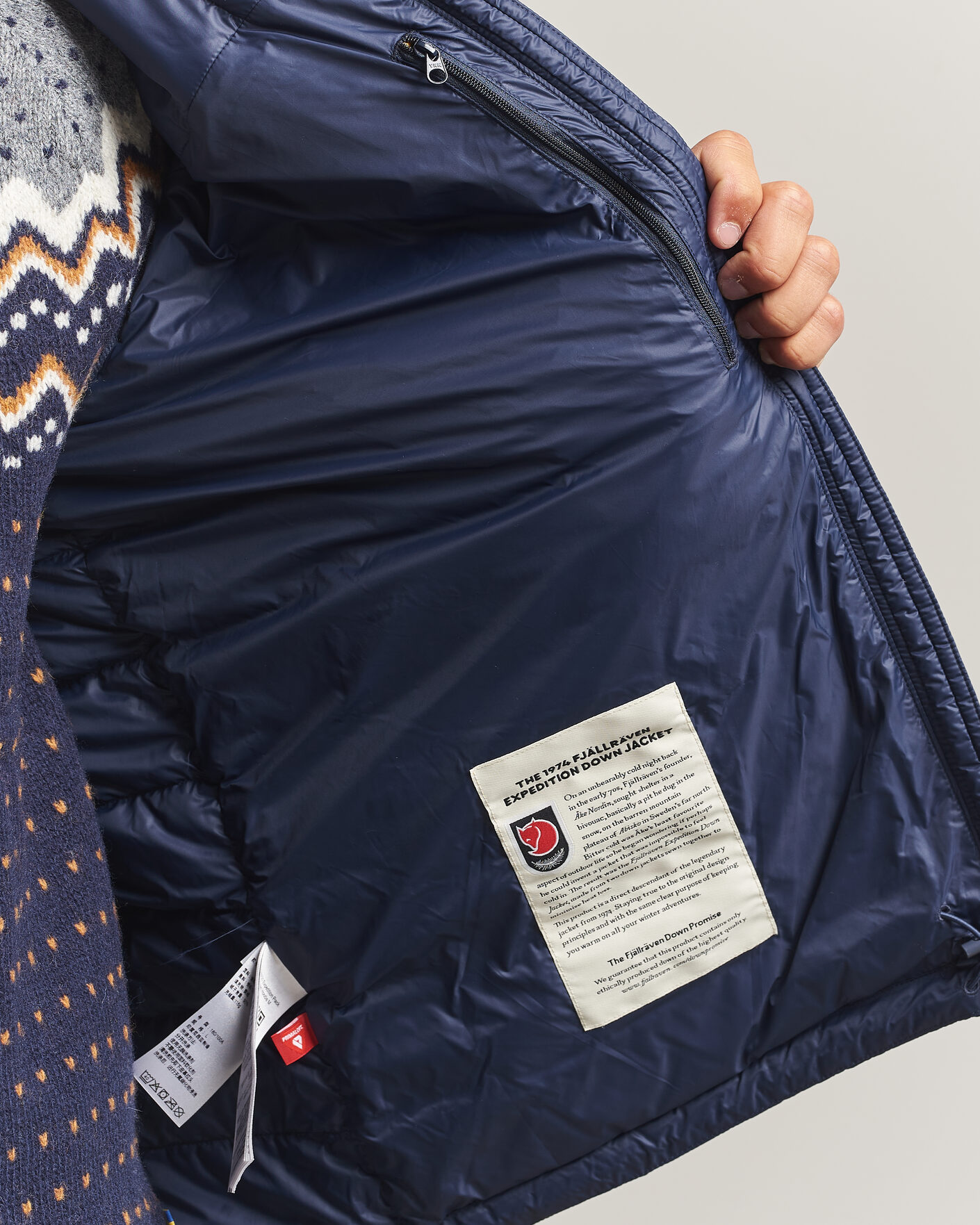 Uomini | Giacche | Fjällräven | Expedition Pack Down Hoodie Navy