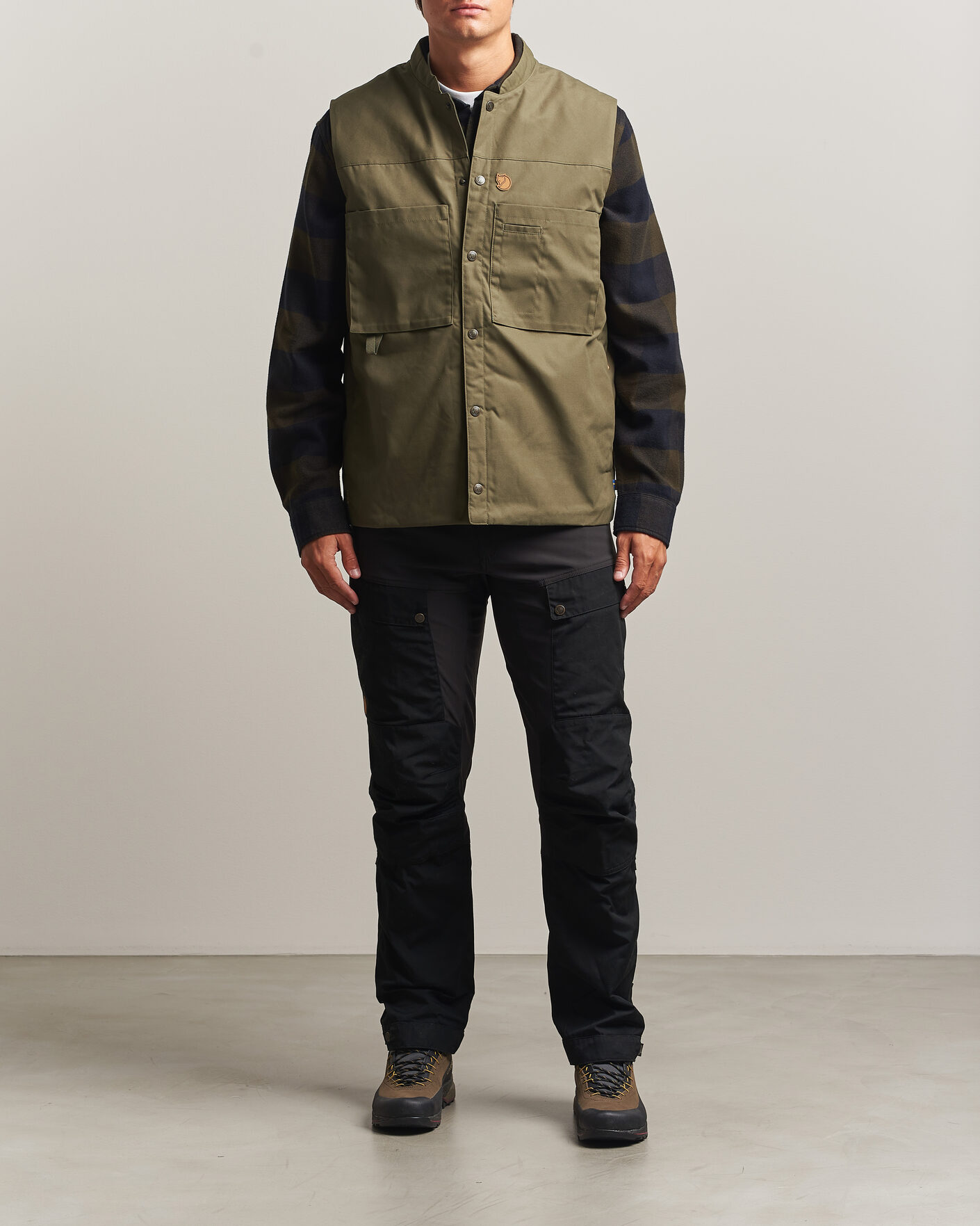 Uomini | Gilet | Fjällräven | Singi Padded Vest Laurel Green