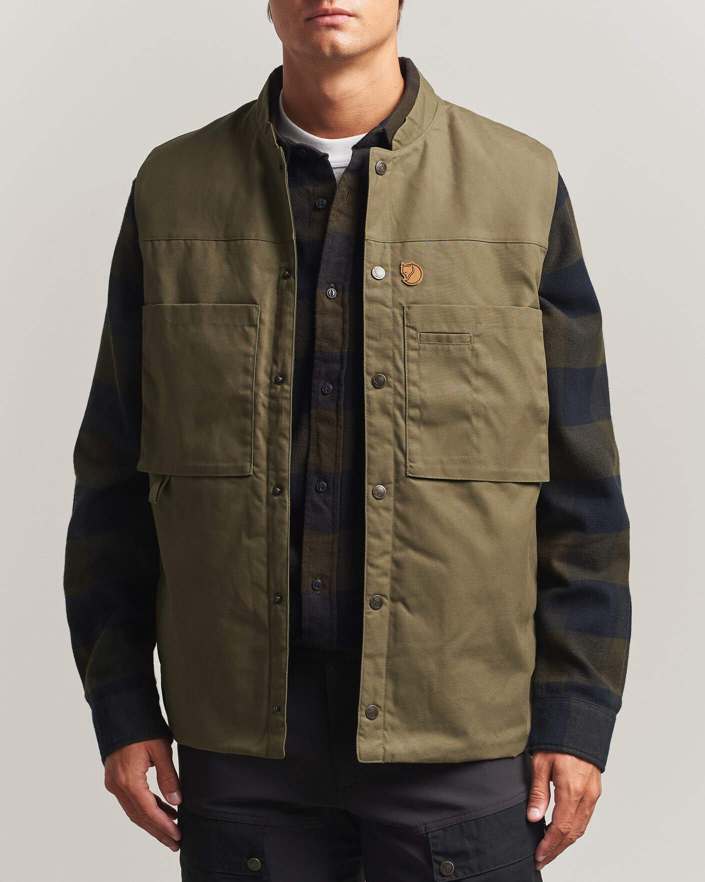 Uomini | Gilet | Fjällräven | Singi Padded Vest Laurel Green