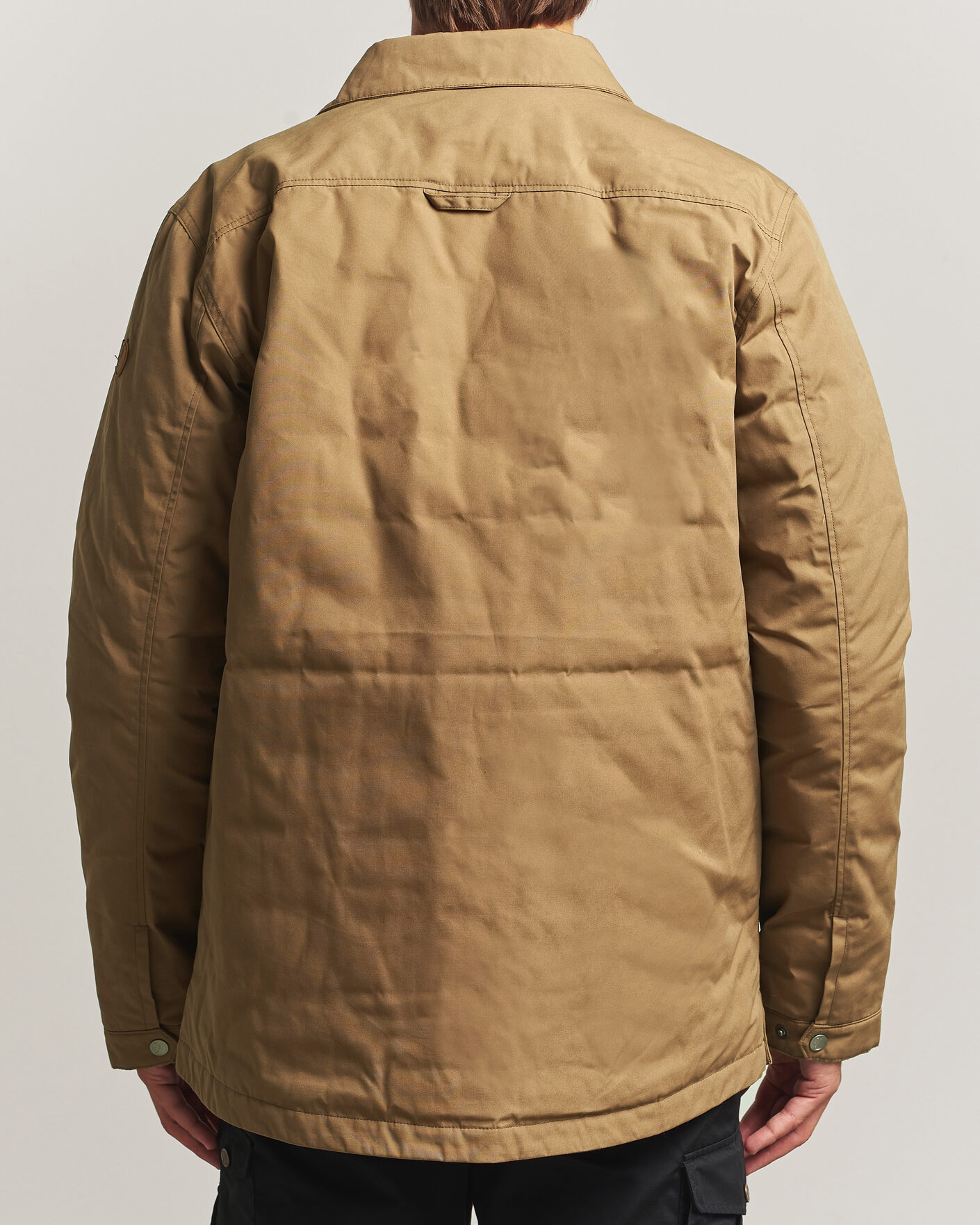 Uomini | Giacche | Fjällräven | Övik Down Shirt Jacket Wood Brown
