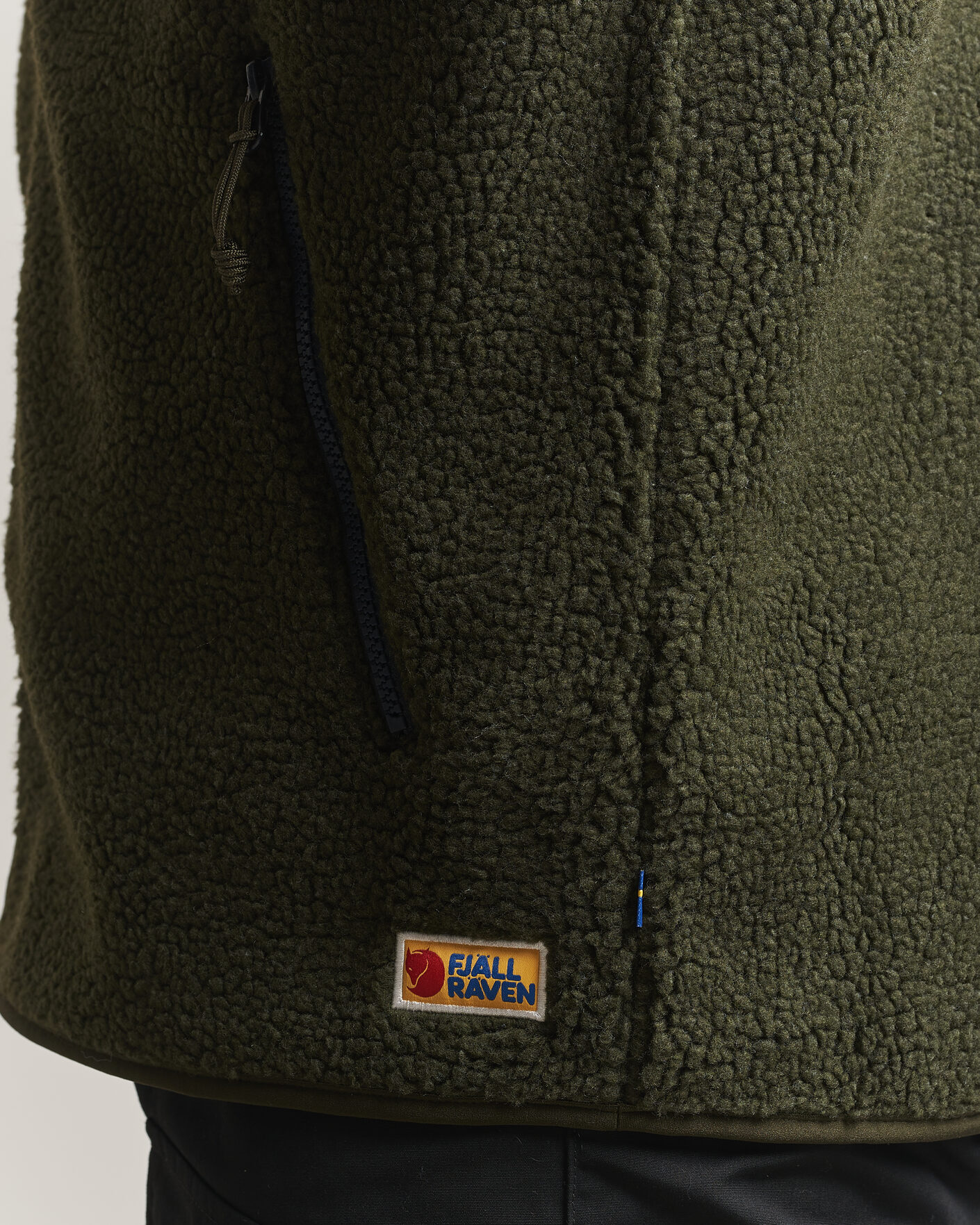 Uomini | Maglieria | Fjällräven | Vardag Pile Fleece Zip Jacket Deep Forest