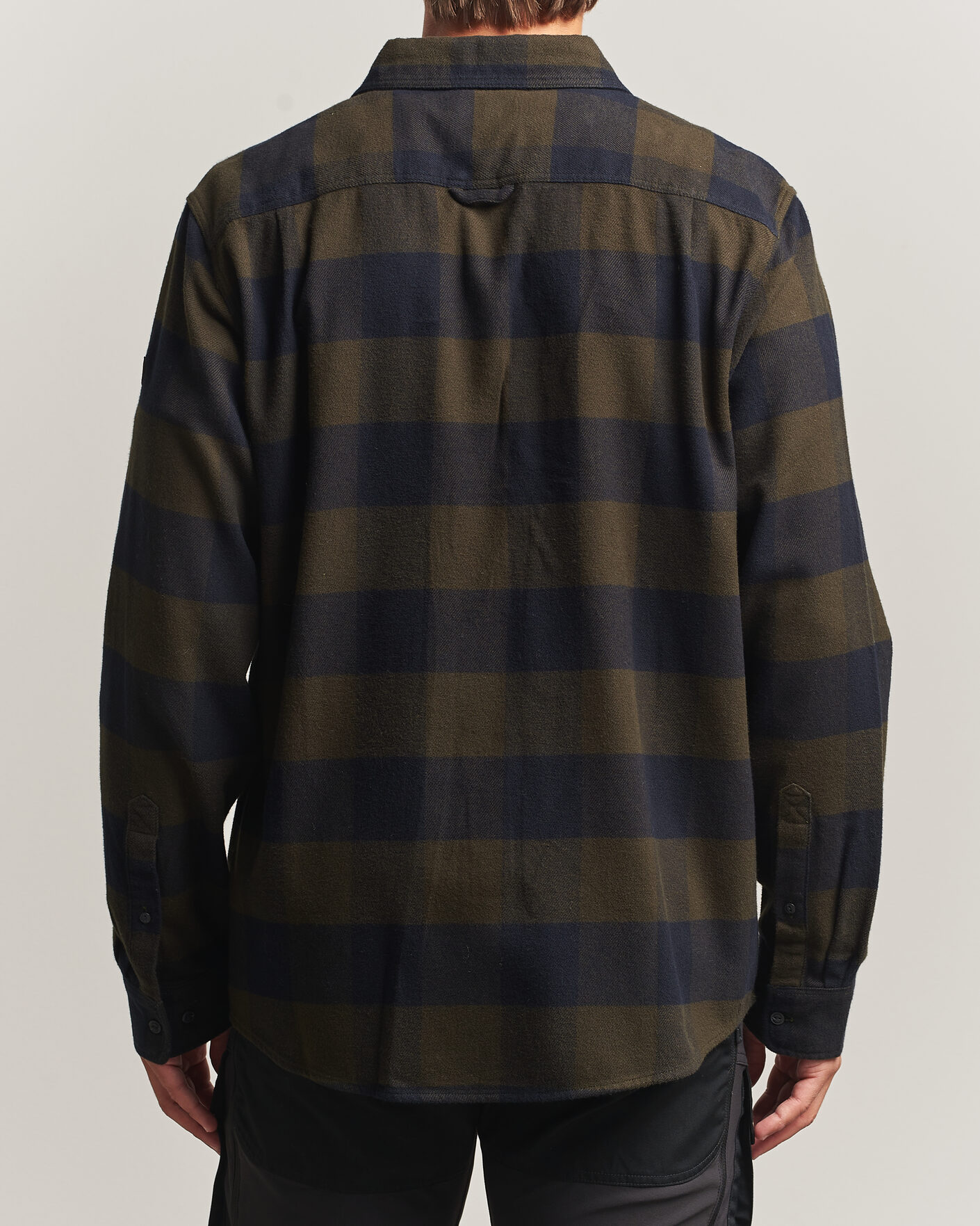 Uomini | Camicie | Fjällräven | Övik Heavy Flannel Shirt Deep Forest