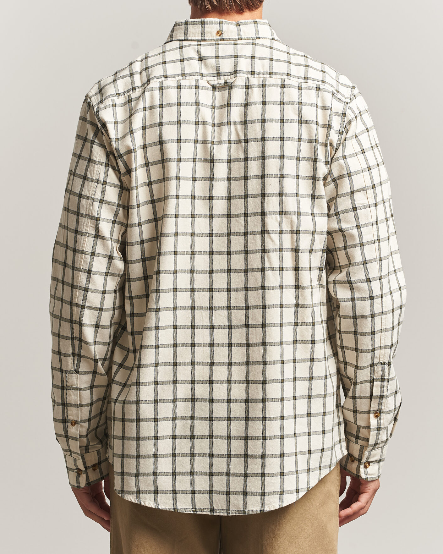 Uomini | Camicie | Fjällräven | Övik Flannel Shirt Chalk White