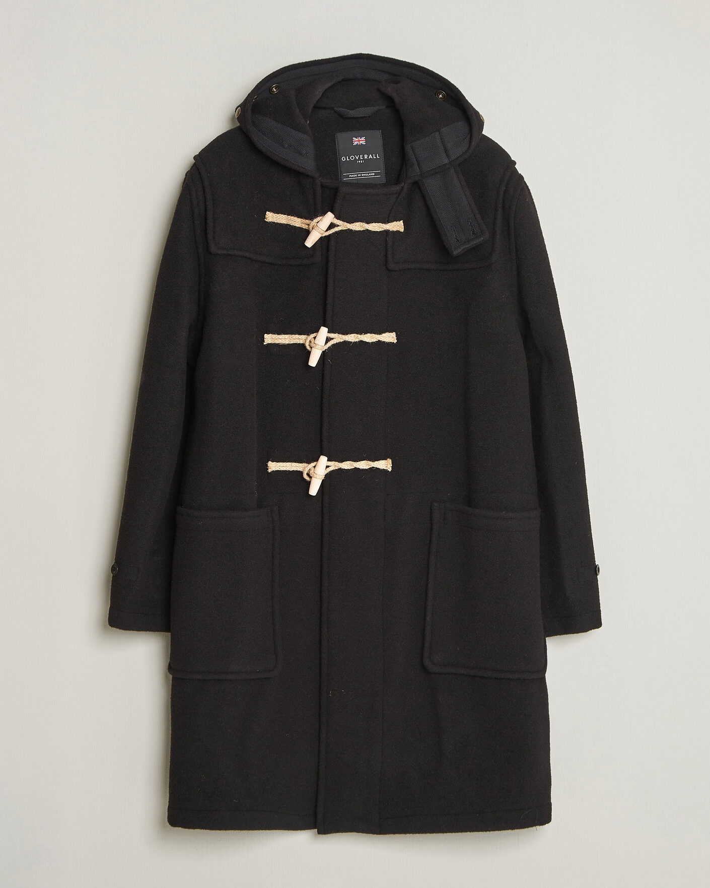 Uomini | Giacche | Gloverall | 575 Monty Original Duffle Coat Black