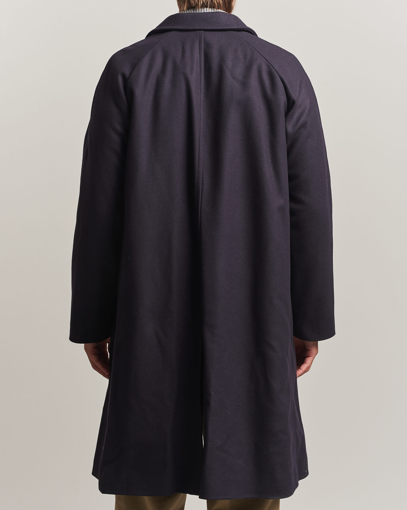 Uomini | Giacche | Gloverall | Chesterfield Wool/Cashmere Refined Coat Navy