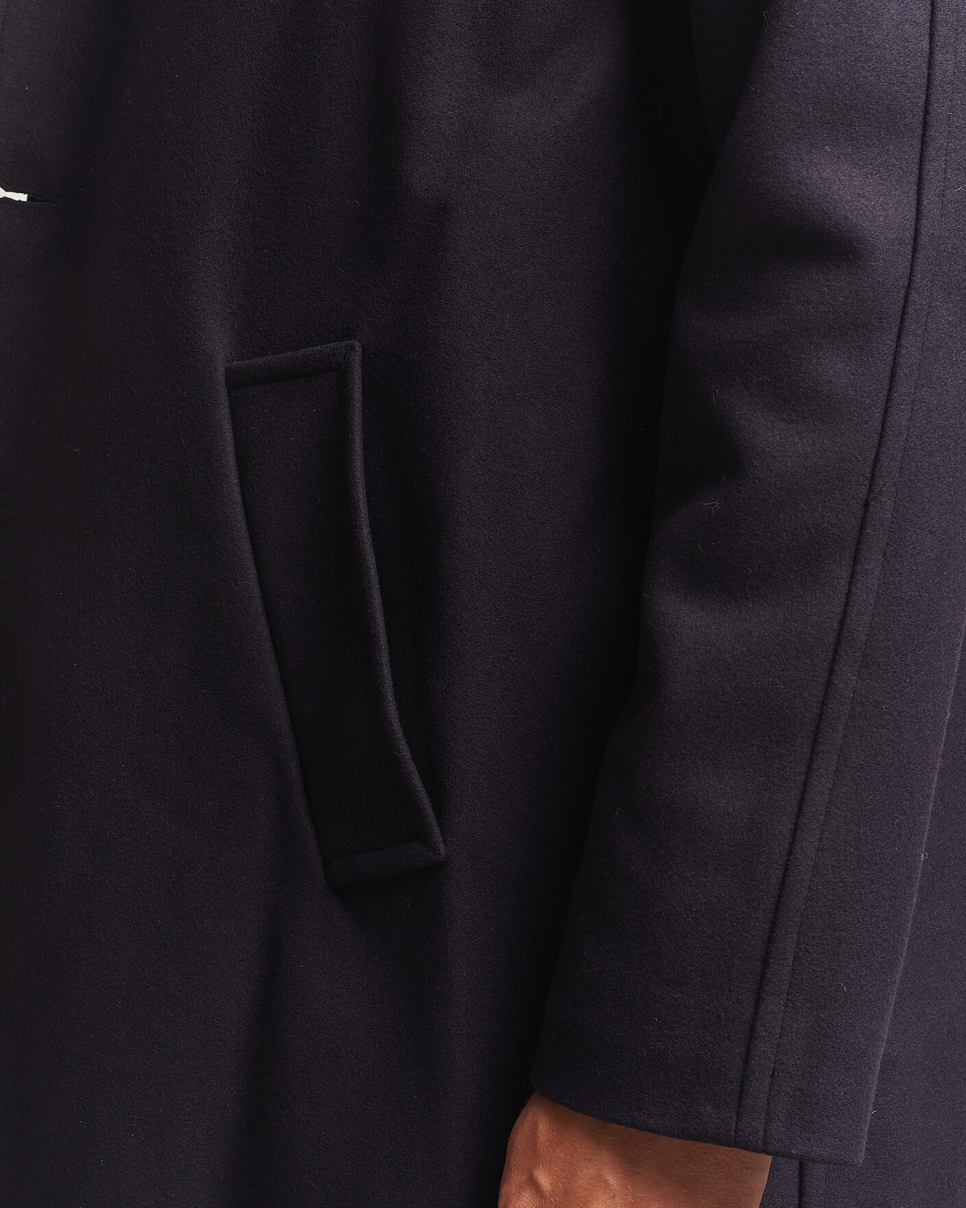 Uomini | Giacche | Gloverall | Chesterfield Wool/Cashmere Refined Coat Navy