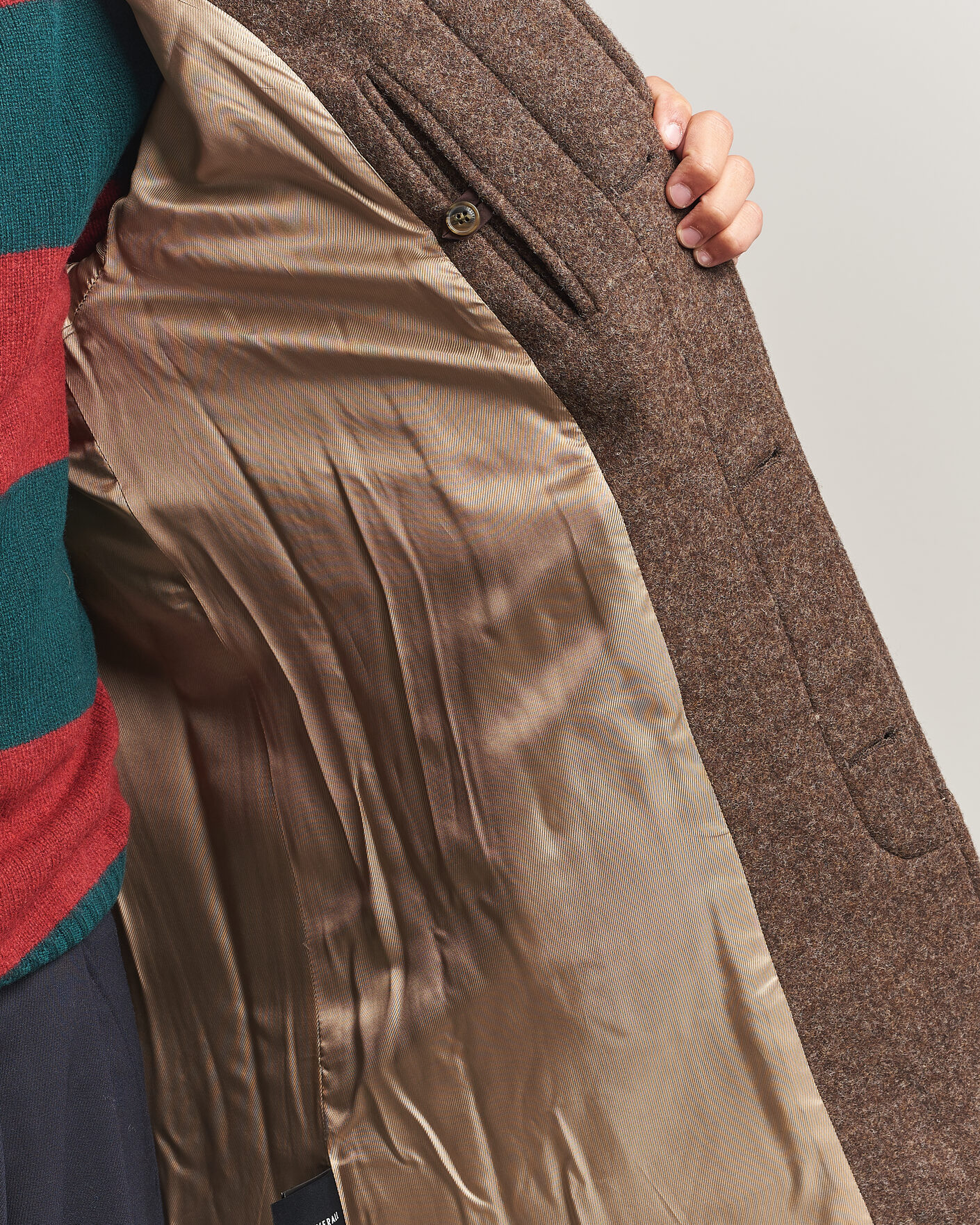 Uomini | Giacche | Gloverall | Hynes Wool Coat Mocha