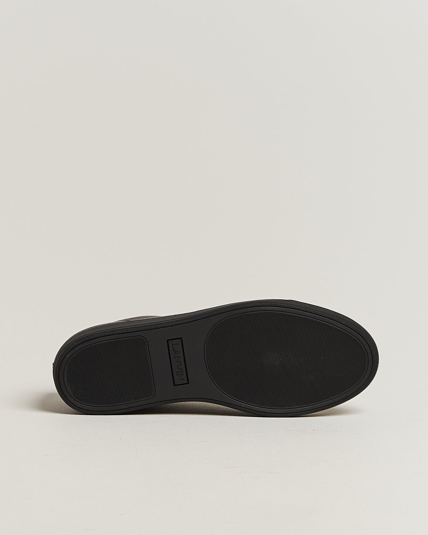 Uomini | Sneakers | Lanvin | DBB1 Grain Leather Cap Toe Sneaker Black