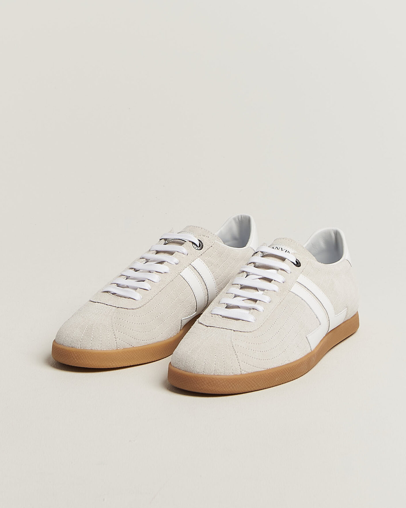 Uomini | Sneakers | Lanvin | Glen Leather Sneakers White