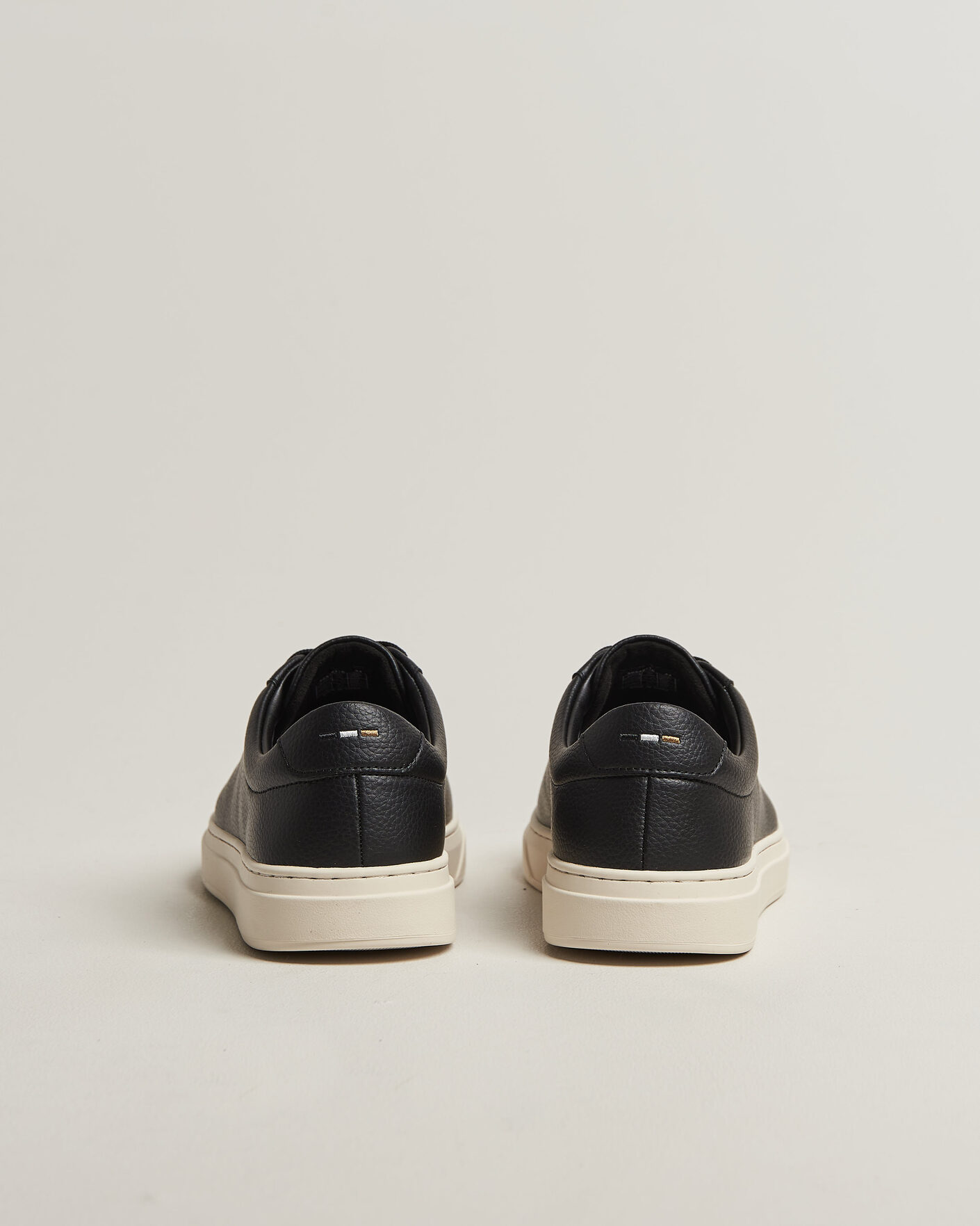 Uomini | Sneakers | BOSS BLACK | Kieran Grained Leather Sneaker Black