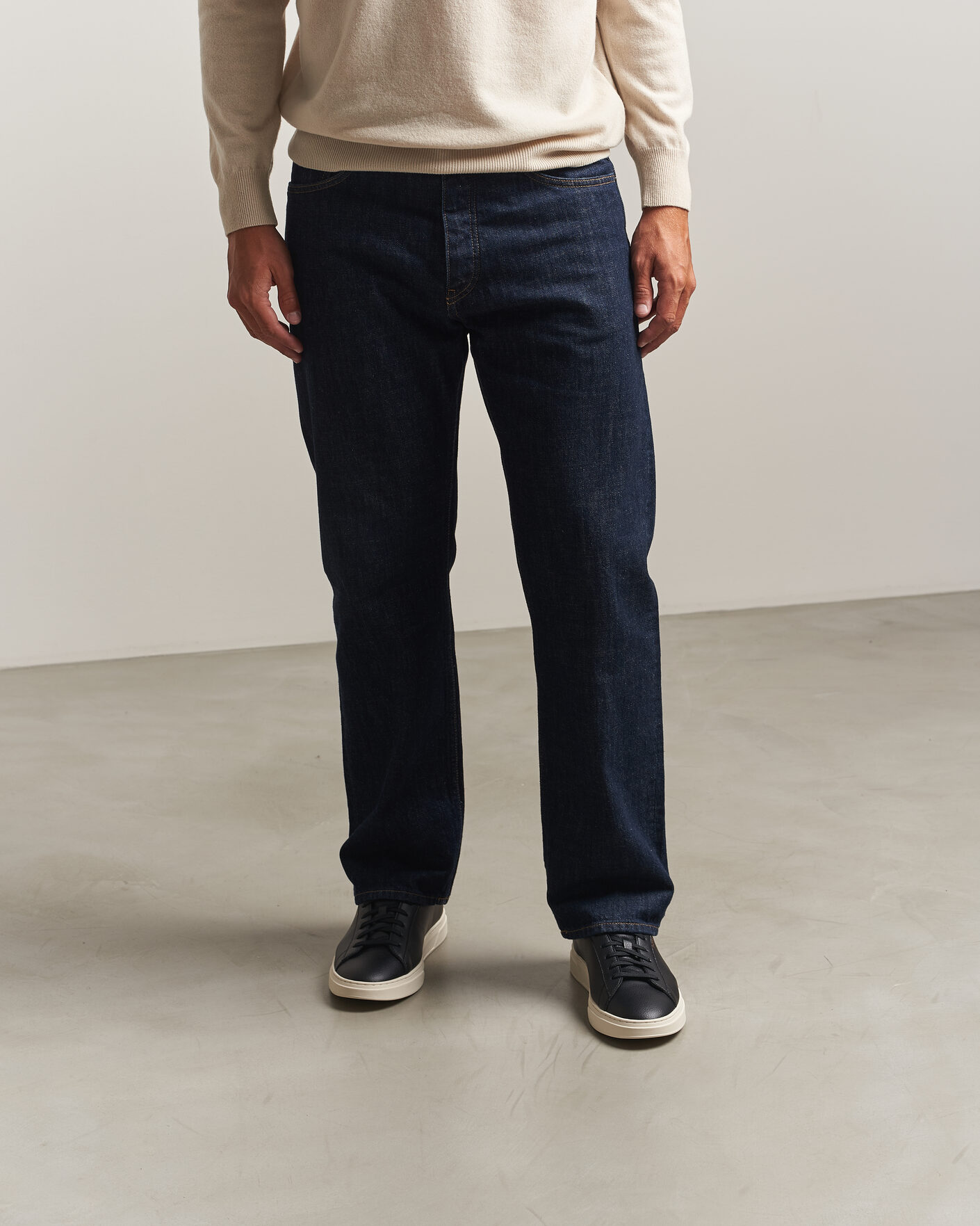 Uomini | Sneakers | BOSS BLACK | Kieran Grained Leather Sneaker Black