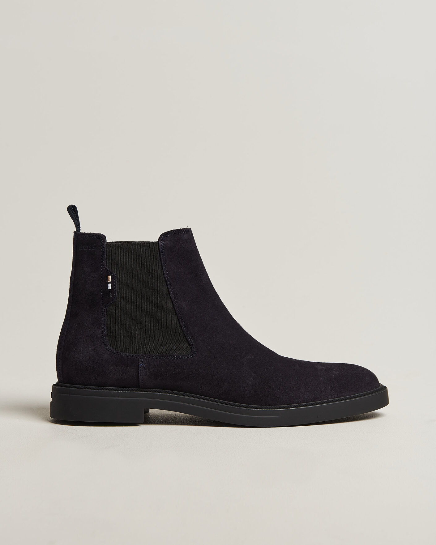 Uomini | Stivali | BOSS BLACK | Calev Suede Chelsea Boot Dark Blue