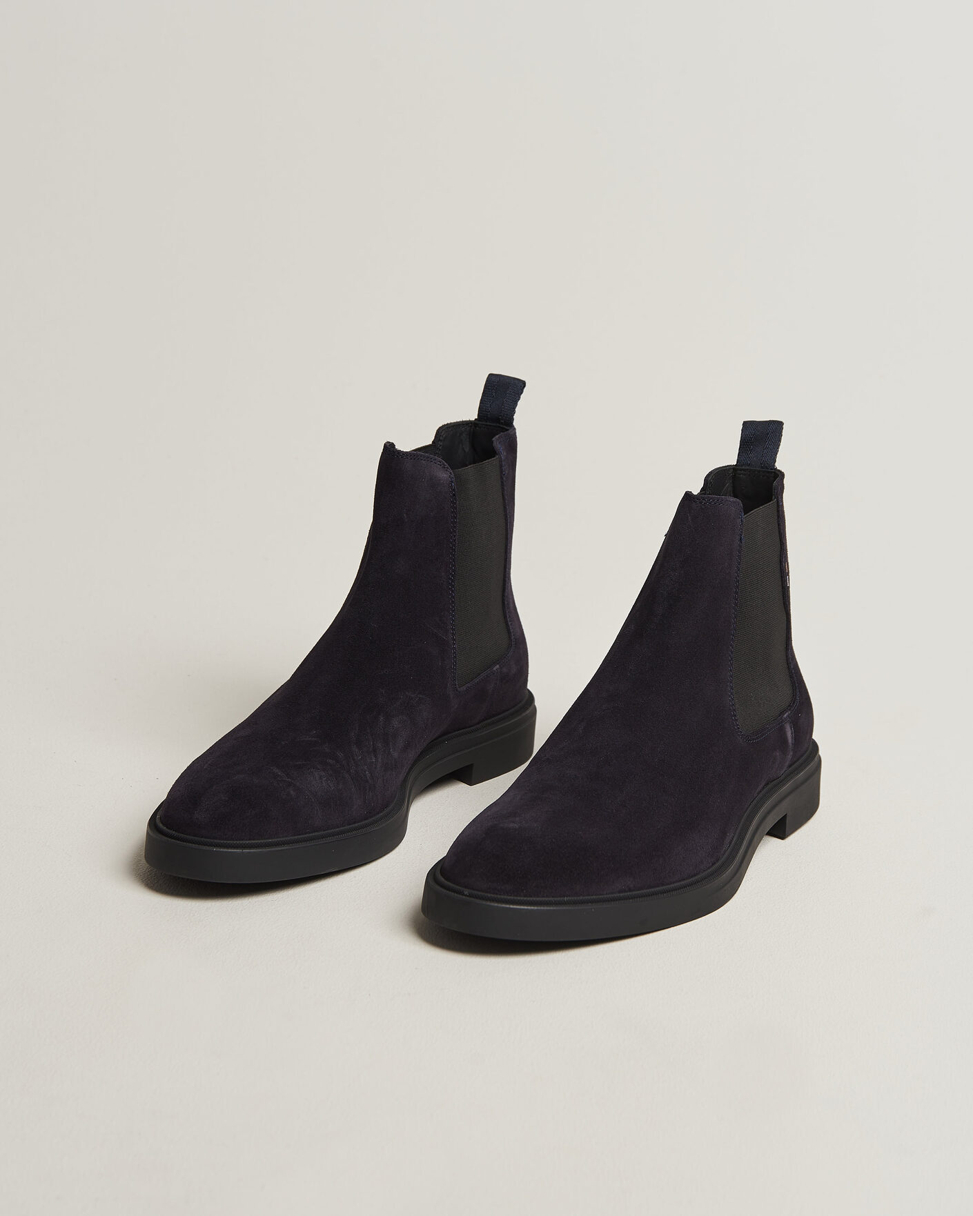 Uomini | Stivali | BOSS BLACK | Calev Suede Chelsea Boot Dark Blue