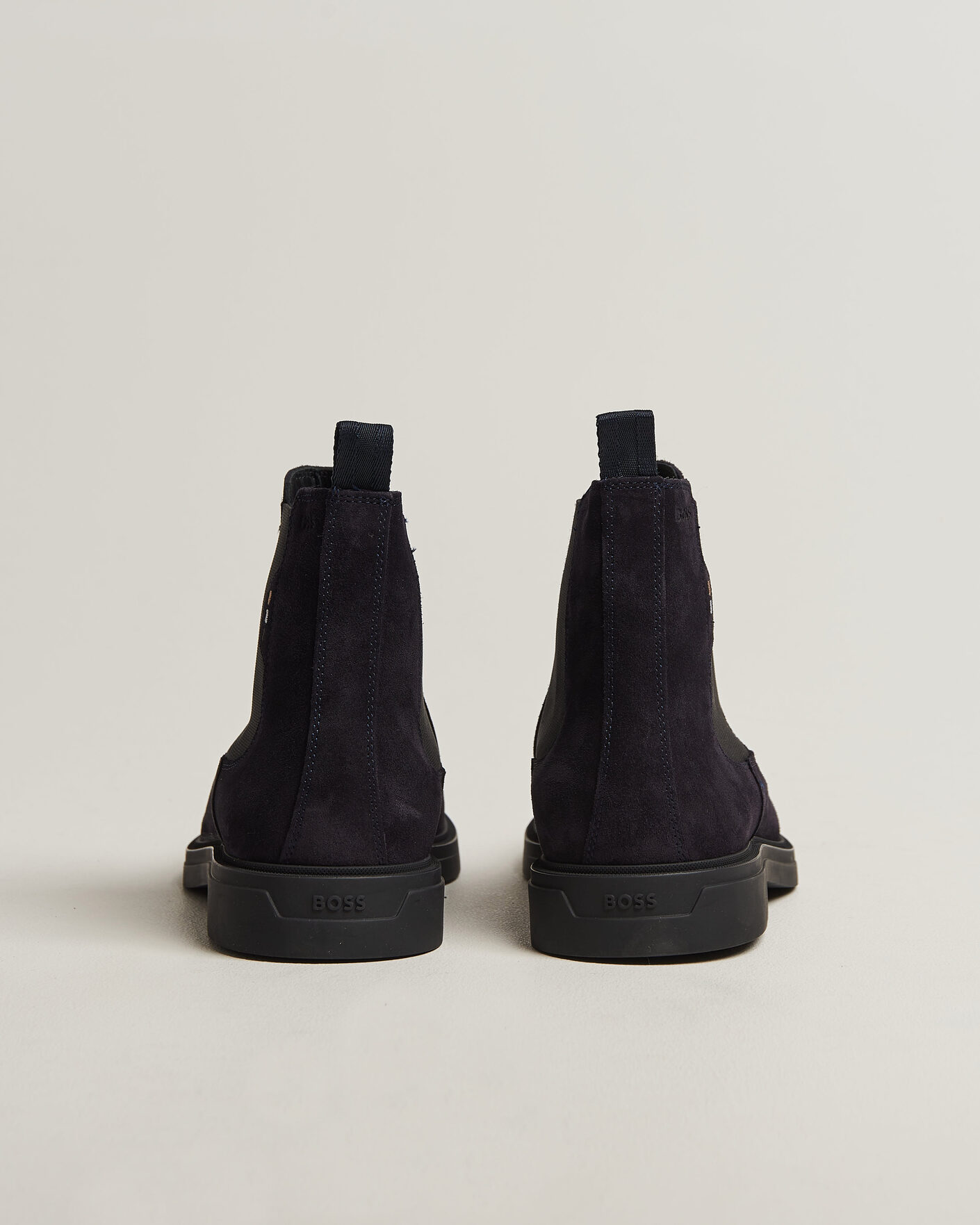 Uomini | Stivali | BOSS BLACK | Calev Suede Chelsea Boot Dark Blue