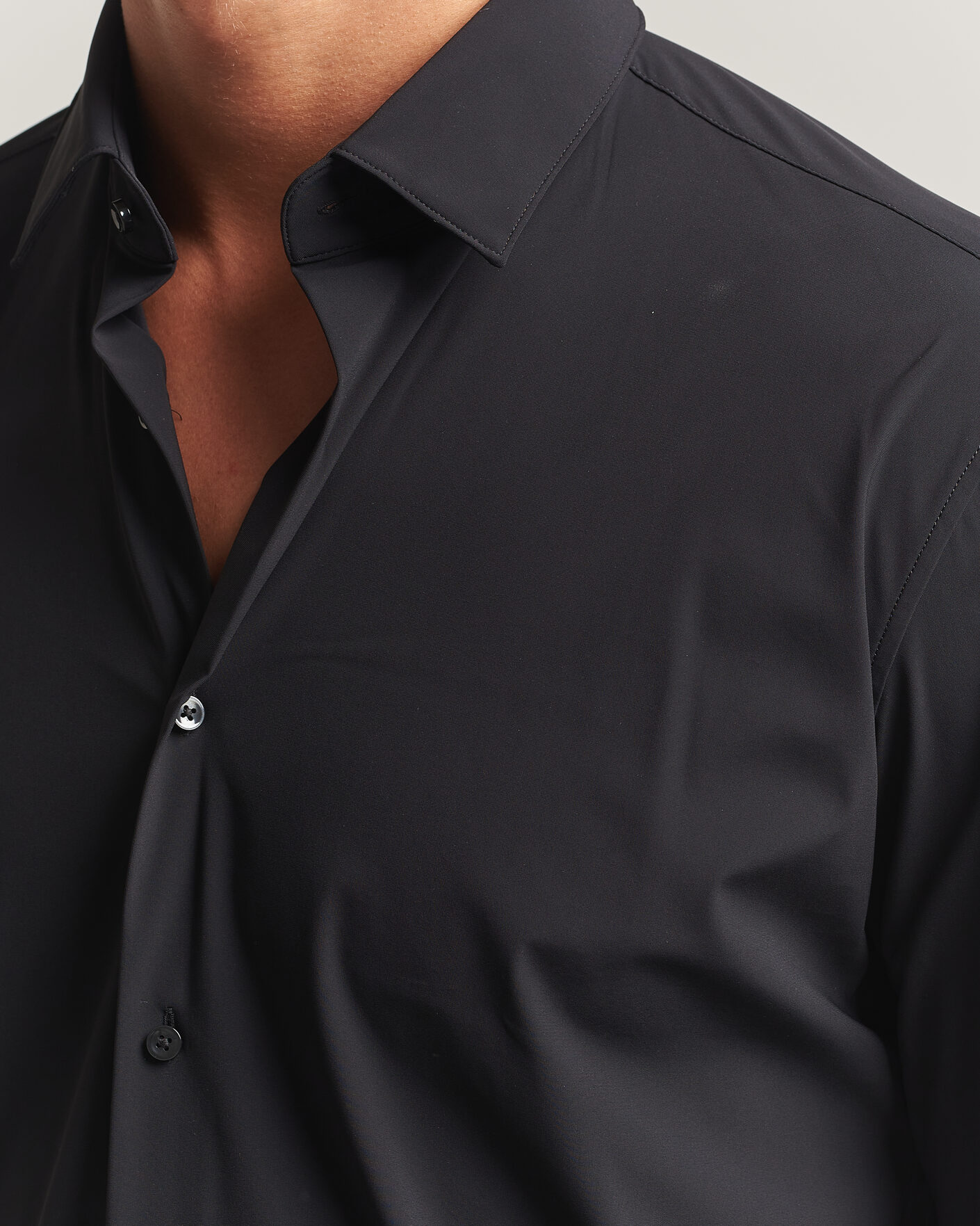 Uomini | Camicie | BOSS BLACK | Hank 4-Way Stretch Shirt Black
