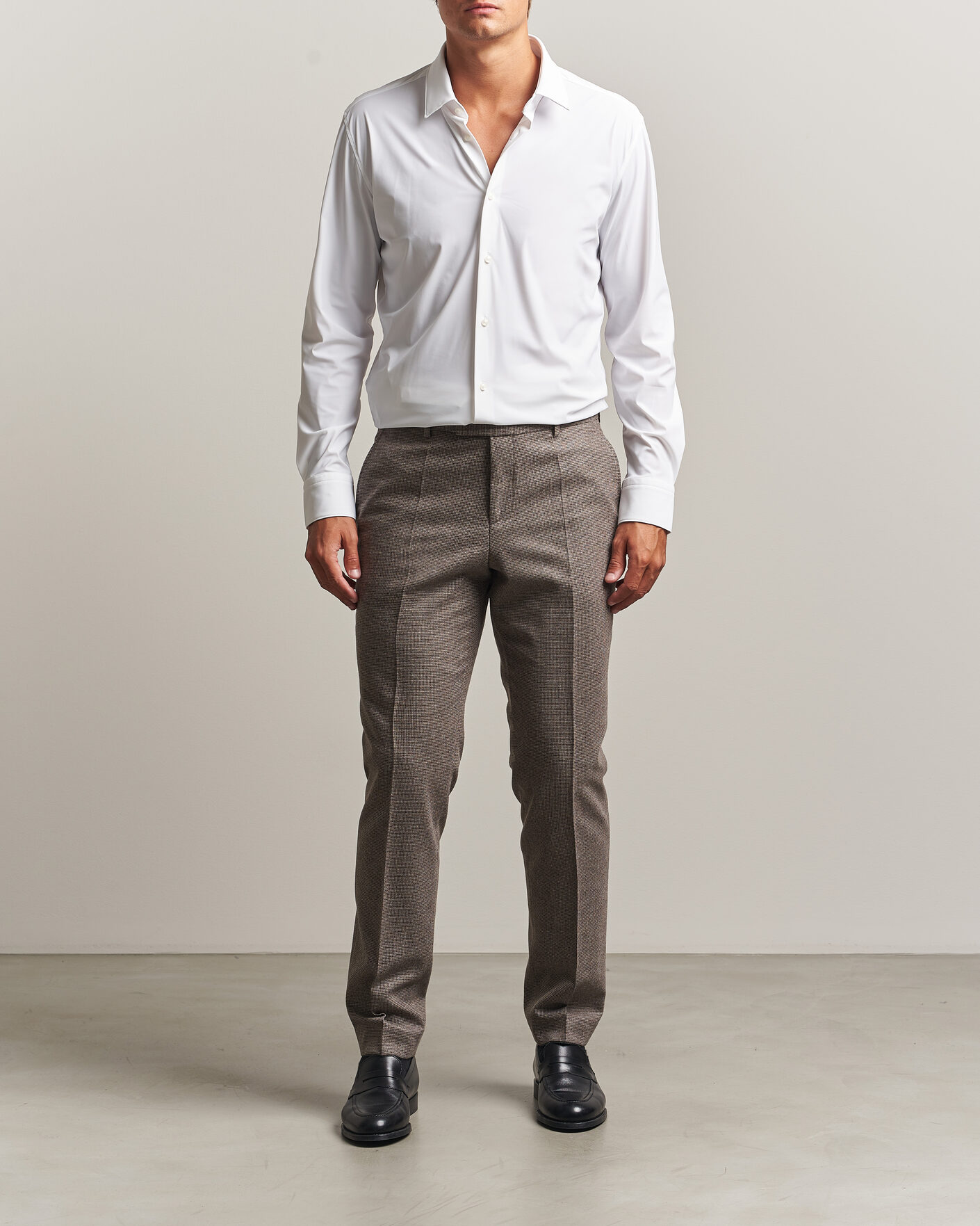 Uomini | Camicie | BOSS BLACK | Hank 4-Way Stretch Shirt White