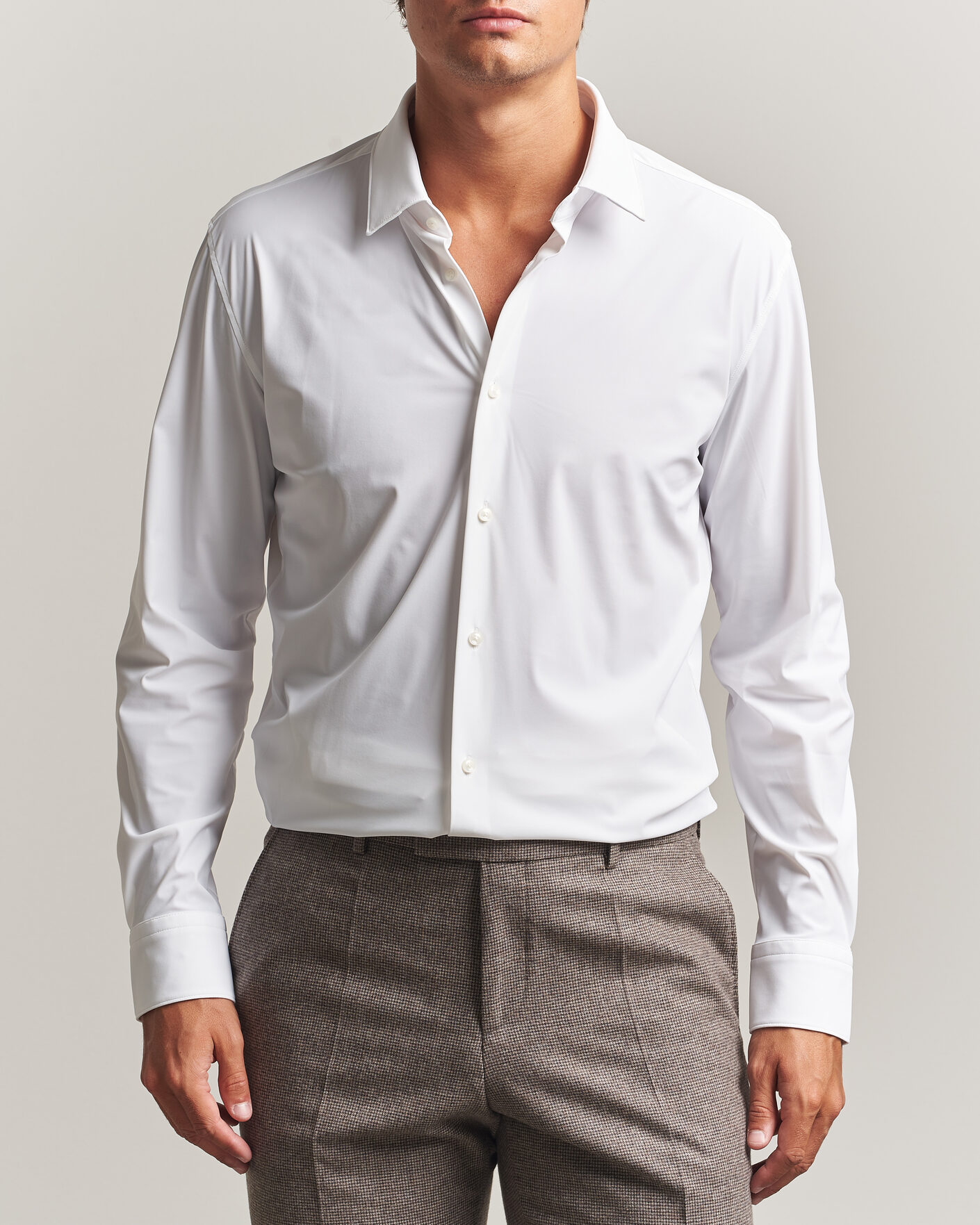 Uomini | Camicie | BOSS BLACK | Hank 4-Way Stretch Shirt White