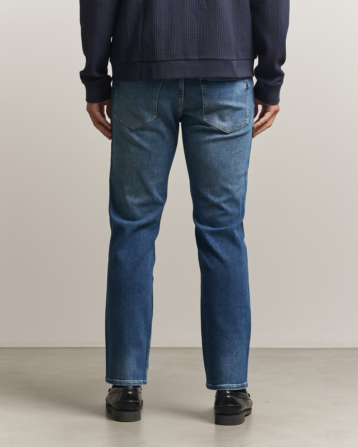 Uomini | Jeans | BOSS BLACK | Ogden Regular Fit Jeans Medium Blue