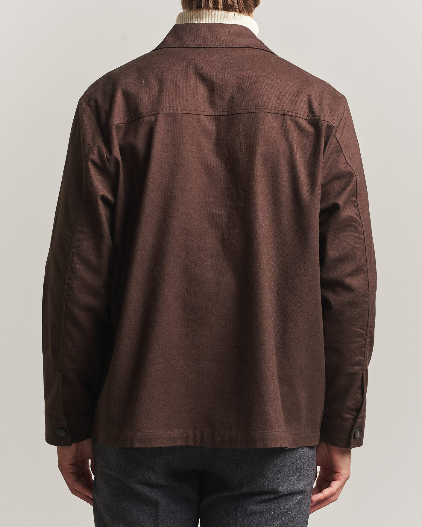 Uomini | Camicie | BOSS BLACK | Cai Cotton Overshirt Dark Brown