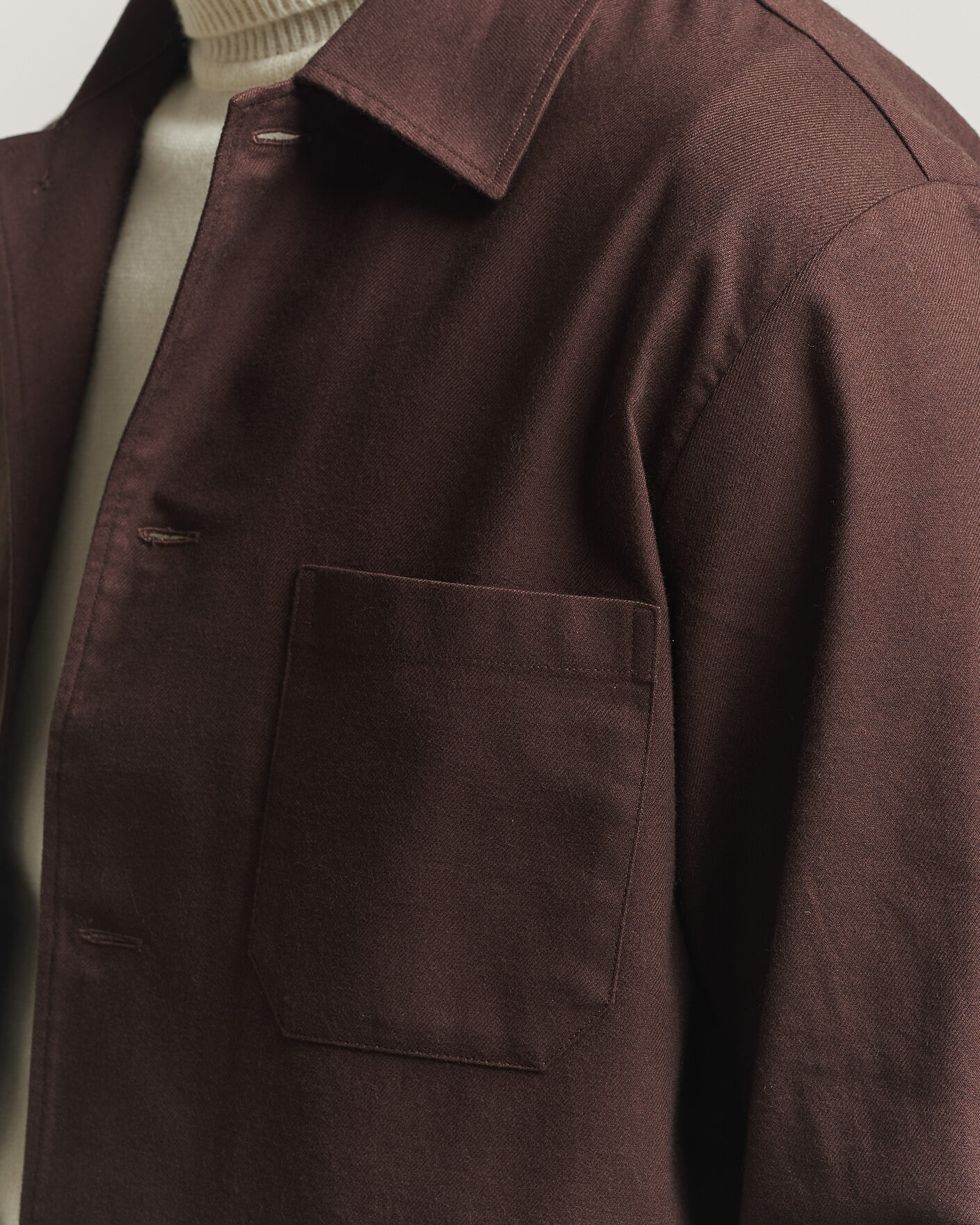 Uomini | Camicie | BOSS BLACK | Cai Cotton Overshirt Dark Brown