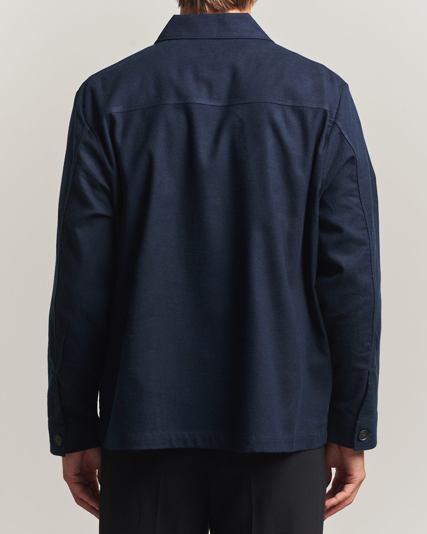 Uomini | Camicie | BOSS BLACK | Cai Cotton Overshirt Dark Blue