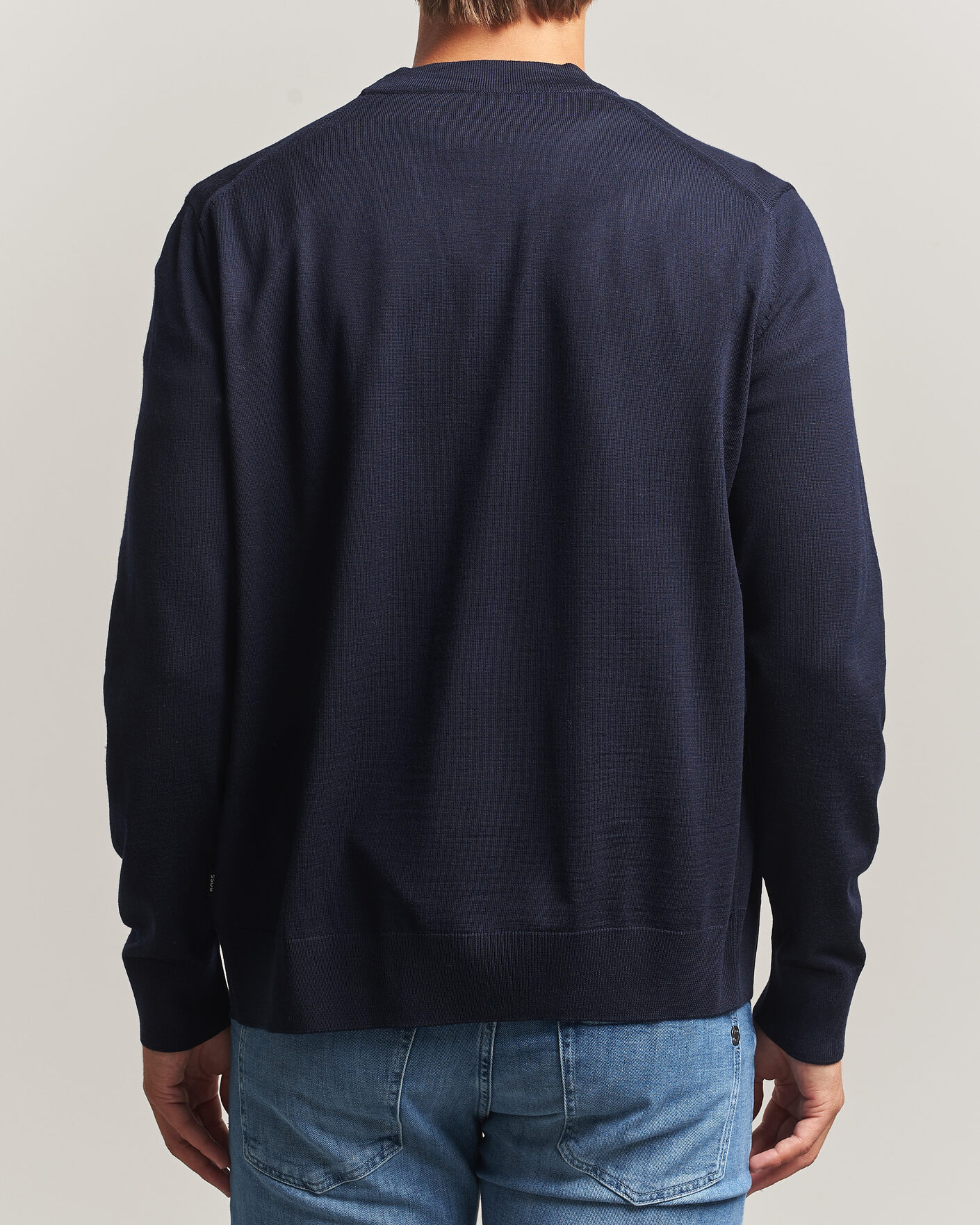 Uomini | Maglieria | BOSS BLACK | Mardon Wool Cardigan Dark Blue