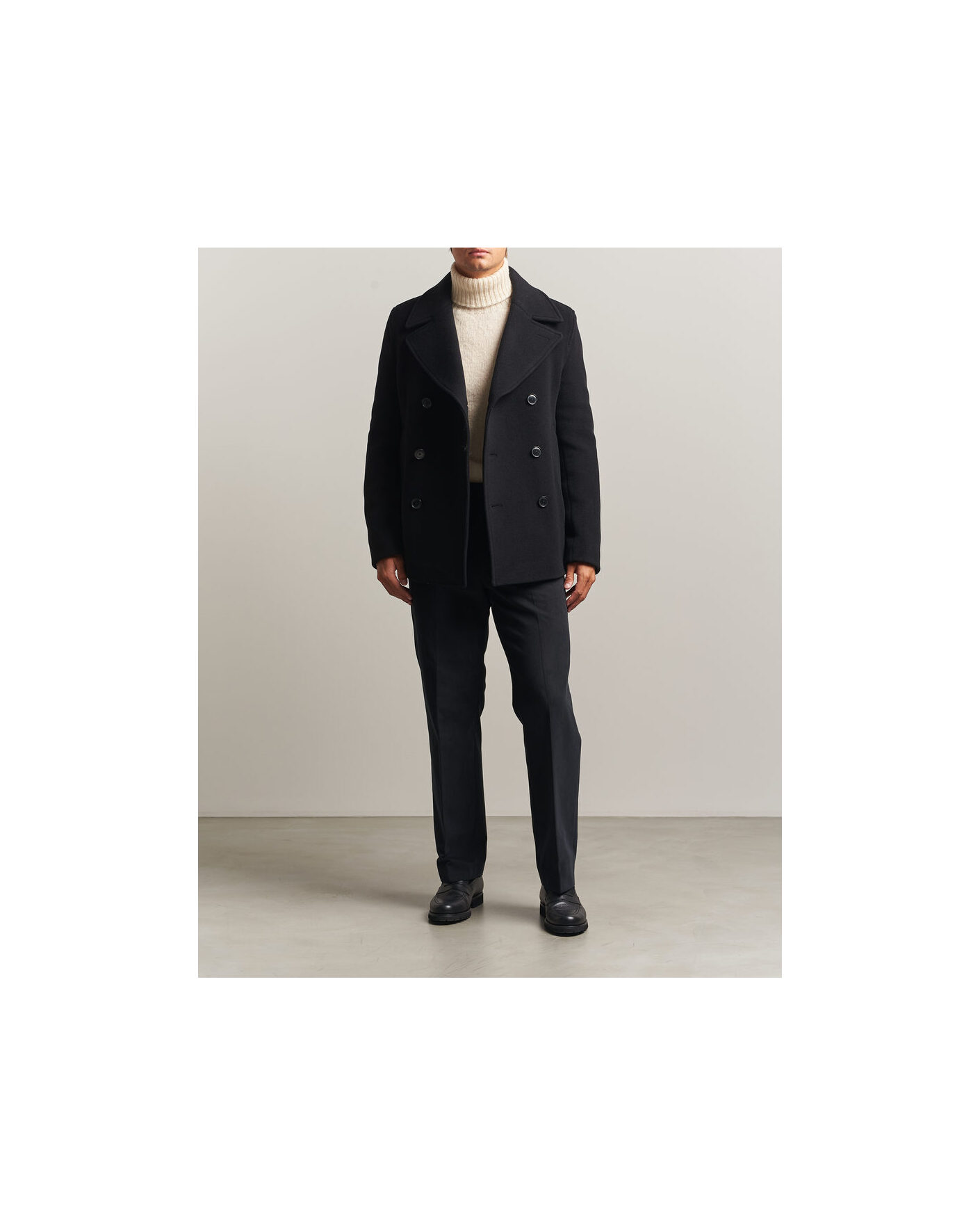 Uomini | Giacche | BOSS BLACK | Hyde Wool Peacoat Black