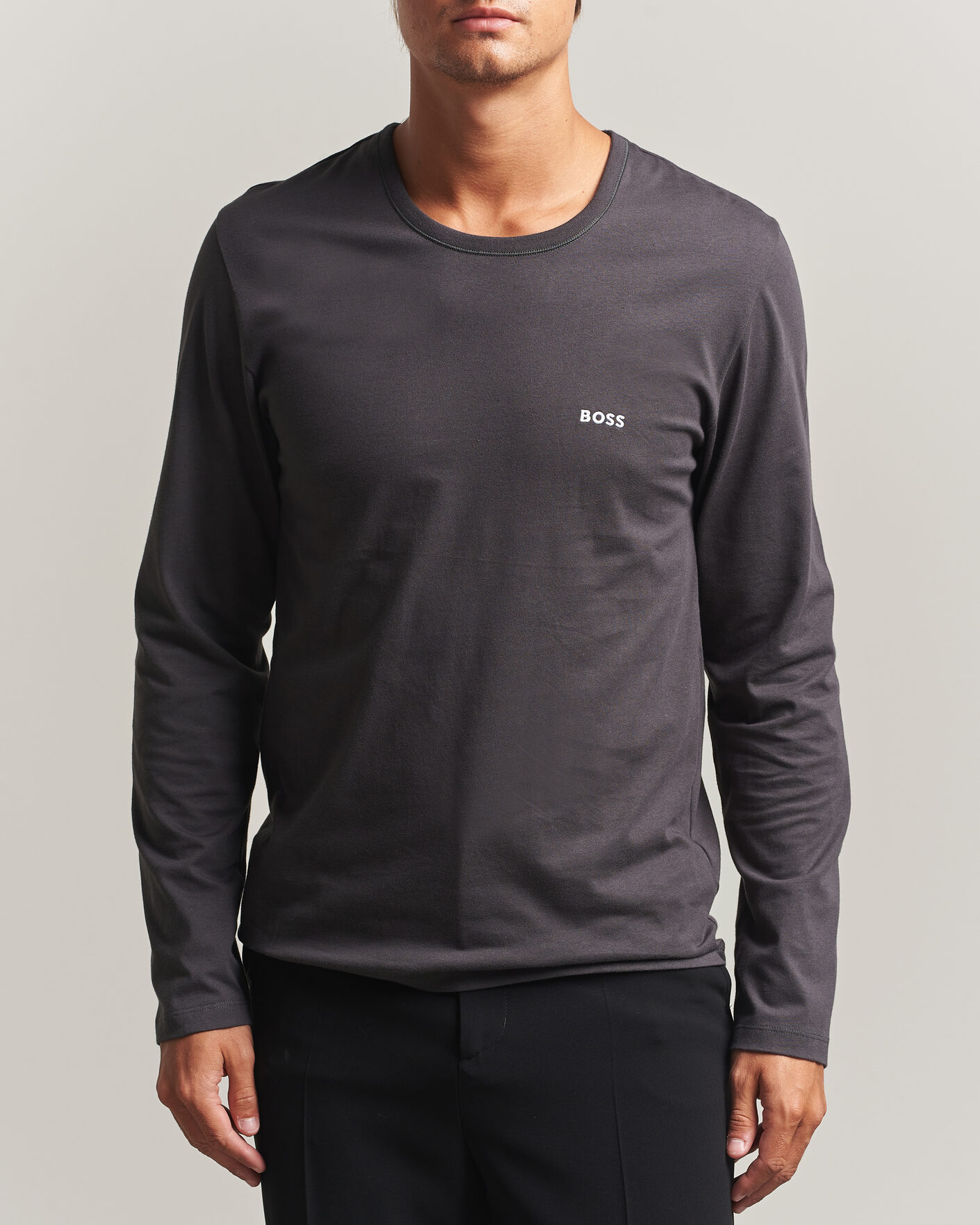 Uomini | T-shirt | BOSS BLACK | 3-Pack Long Sleeve T-Shirt Blue/Navy/Grey