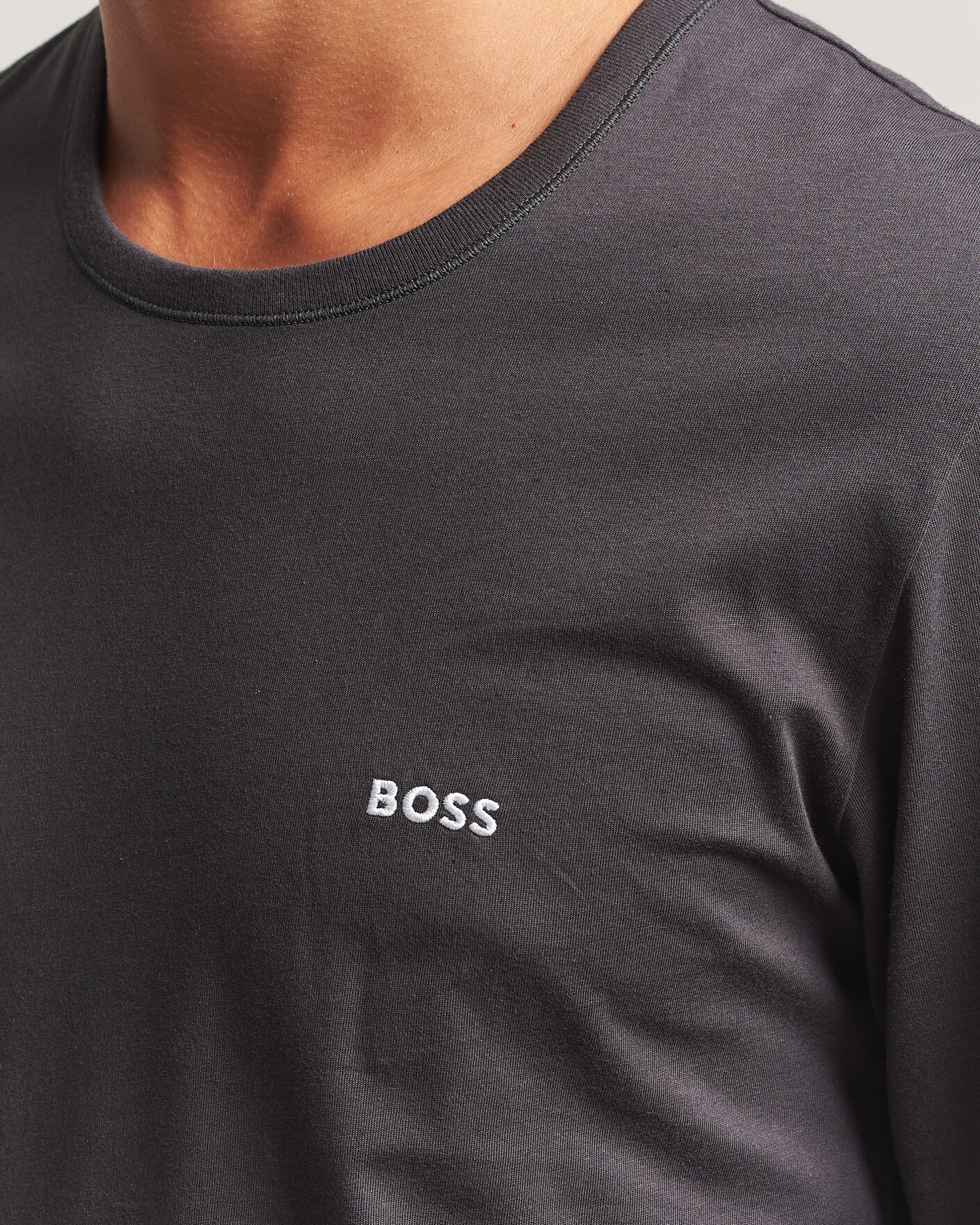 Uomini | T-shirt | BOSS BLACK | 3-Pack Long Sleeve T-Shirt Blue/Navy/Grey