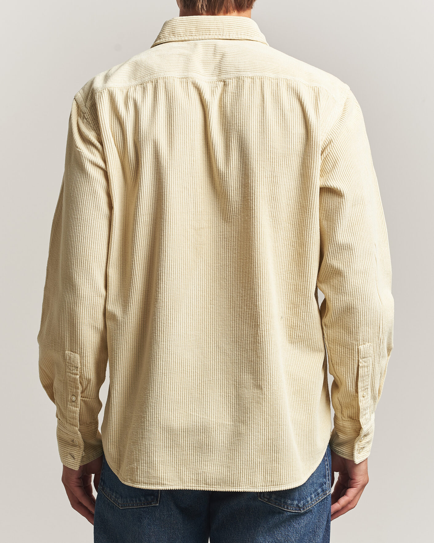 Uomini | Camicie | BOSS ORANGE | Relegant Corduroy Shirt Light Beige