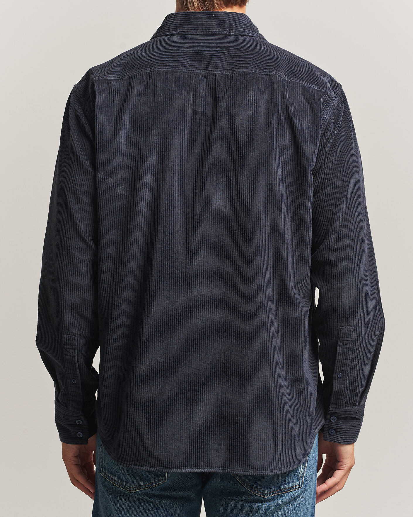 Uomini | Camicie | BOSS ORANGE | Relegant Corduroy Shirt Dark Blue
