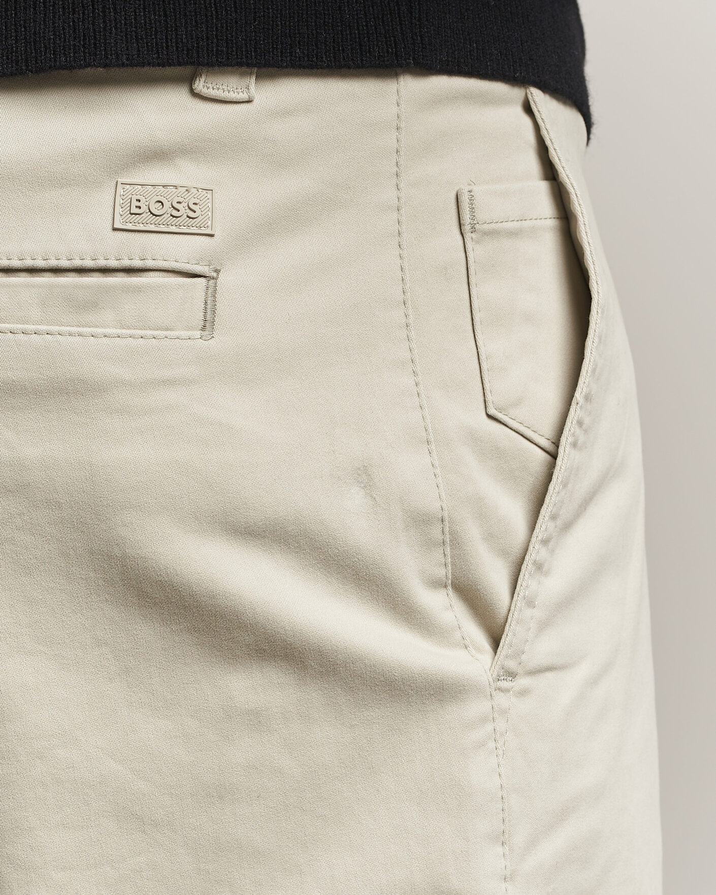 Uomini | Pantaloni | BOSS ORANGE | Cotton Chino Light Beige