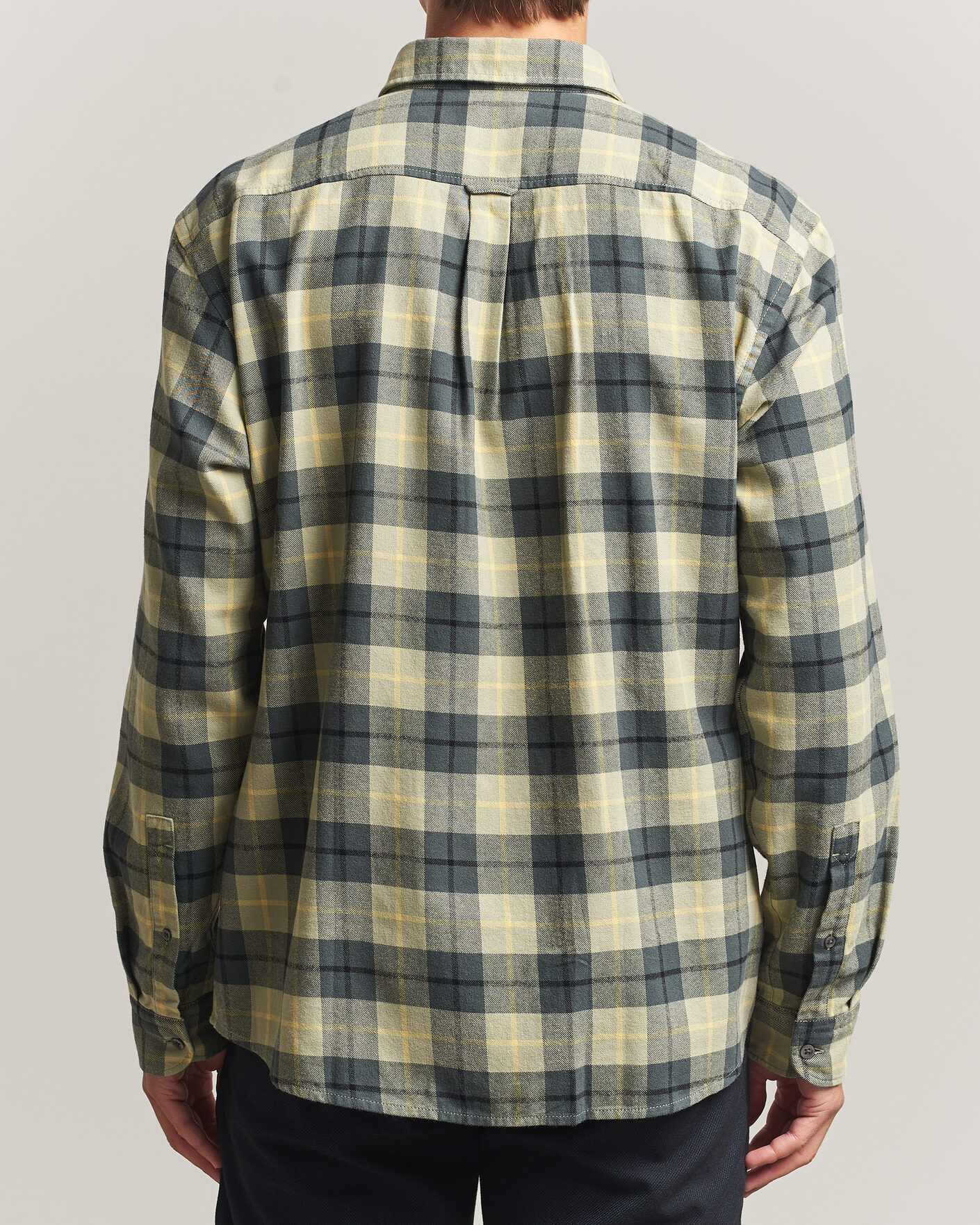 Uomini | Camicie | BOSS ORANGE | Rickert Brushed Cotton Checked Shirt Open Green