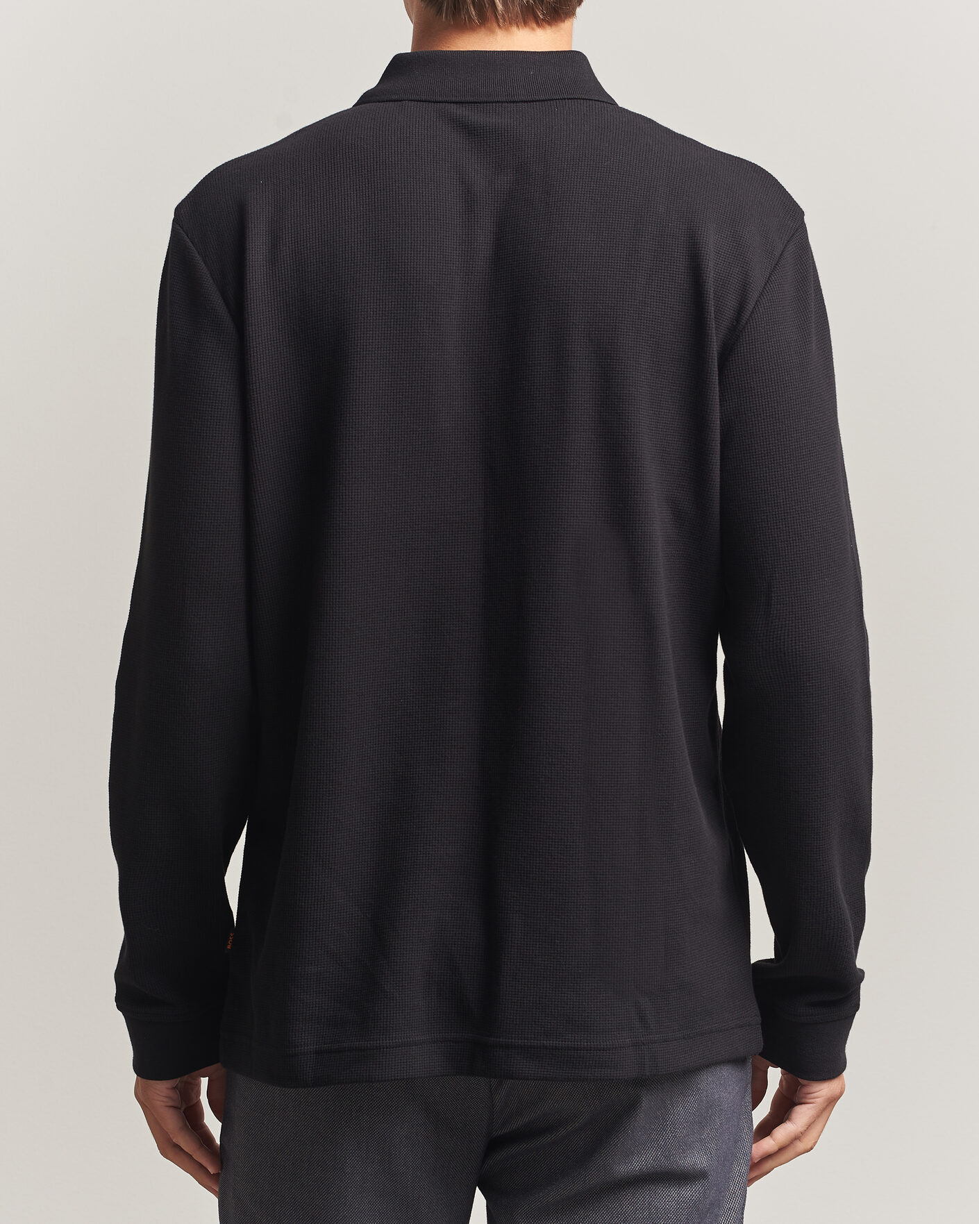 Uomini | Maglieria | BOSS ORANGE | Petempesto Polo Sweater Black
