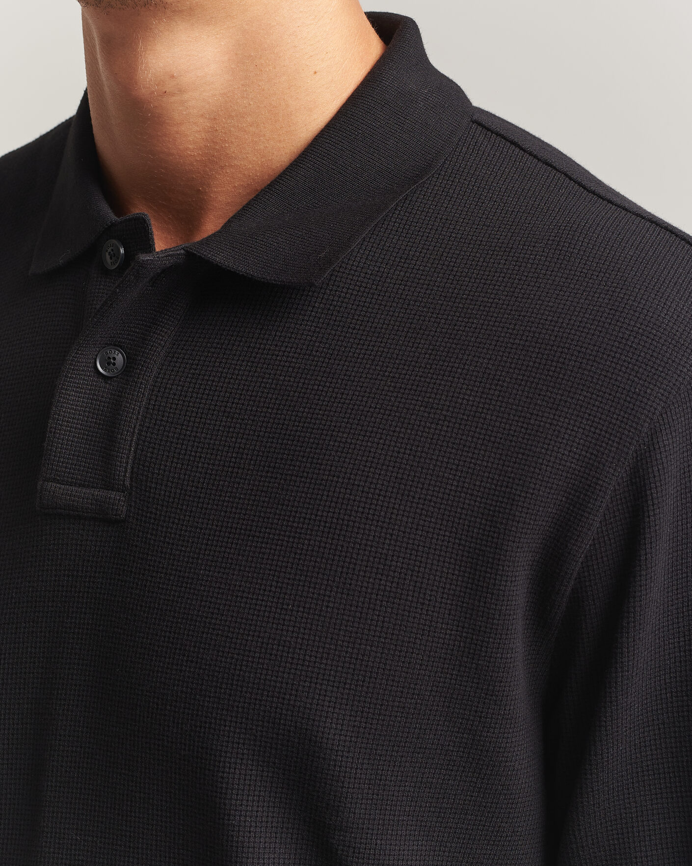 Uomini | Maglieria | BOSS ORANGE | Petempesto Polo Sweater Black