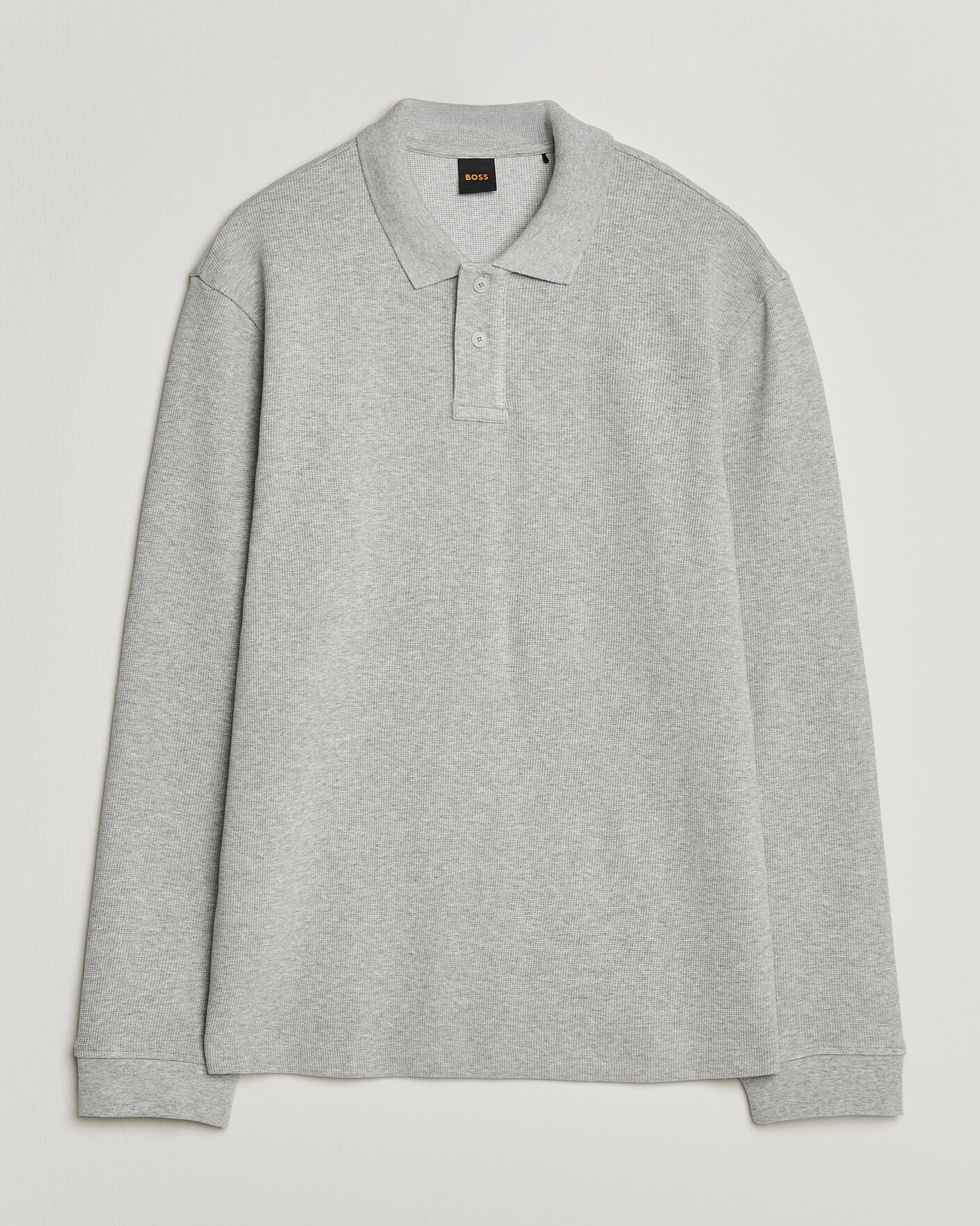 Uomini | Maglieria | BOSS ORANGE | Petempesto Polo Sweater Open Grey
