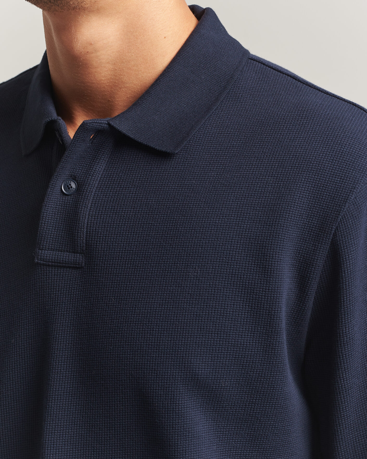 Uomini | Maglieria | BOSS ORANGE | Petempesto Polo Sweater Dark Blue
