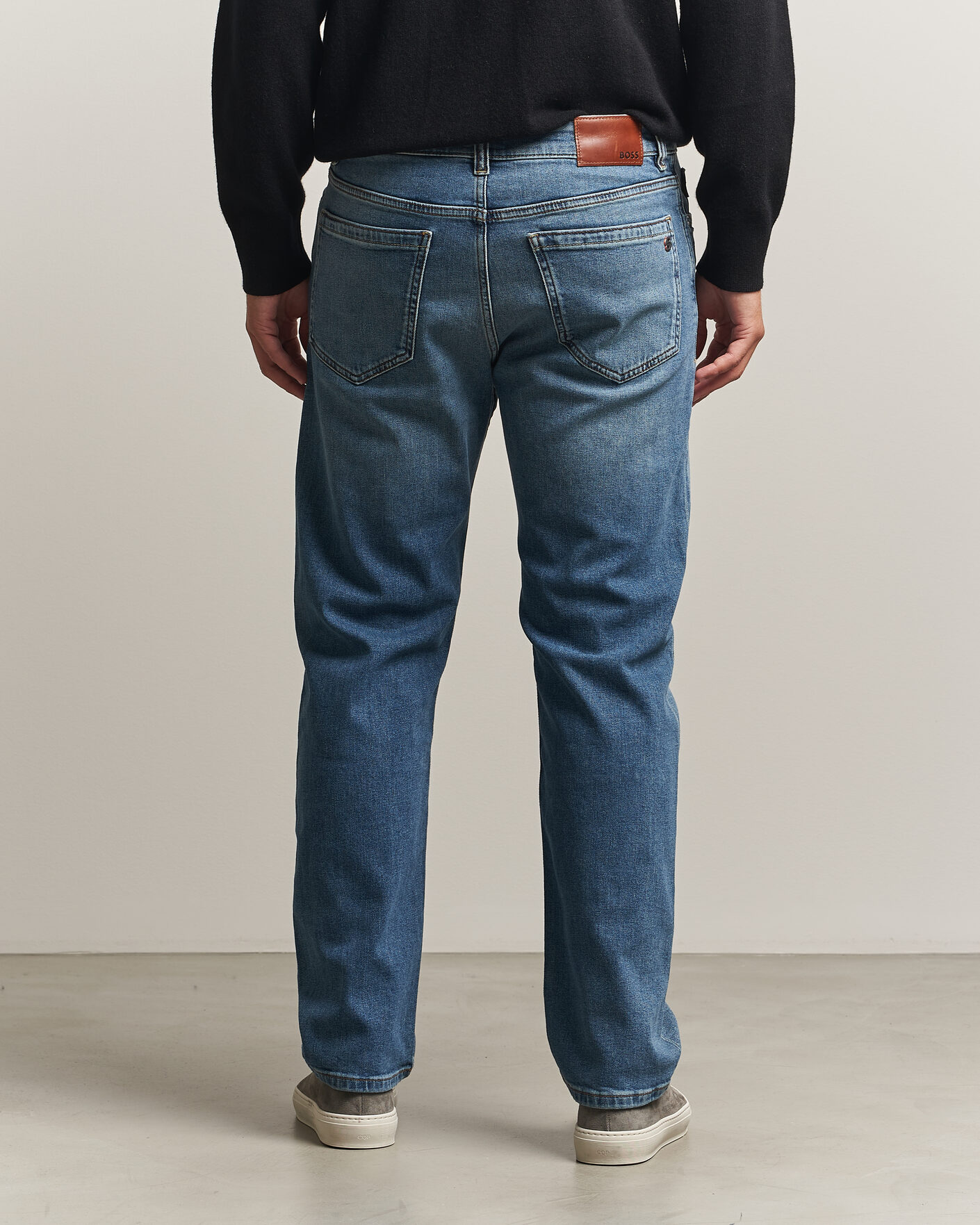 Uomini | Jeans | BOSS ORANGE | Ogden Regular Fit Jeans Medium Blue