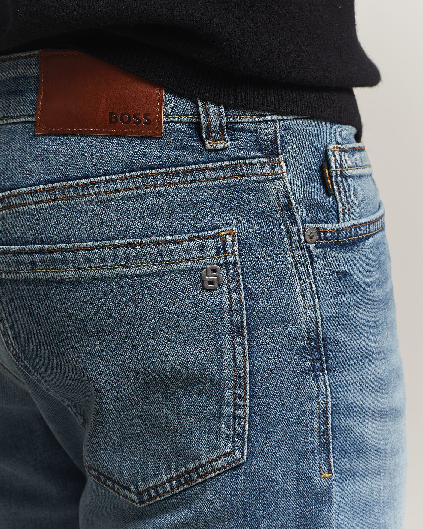 Uomini | Jeans | BOSS ORANGE | Ogden Regular Fit Jeans Medium Blue