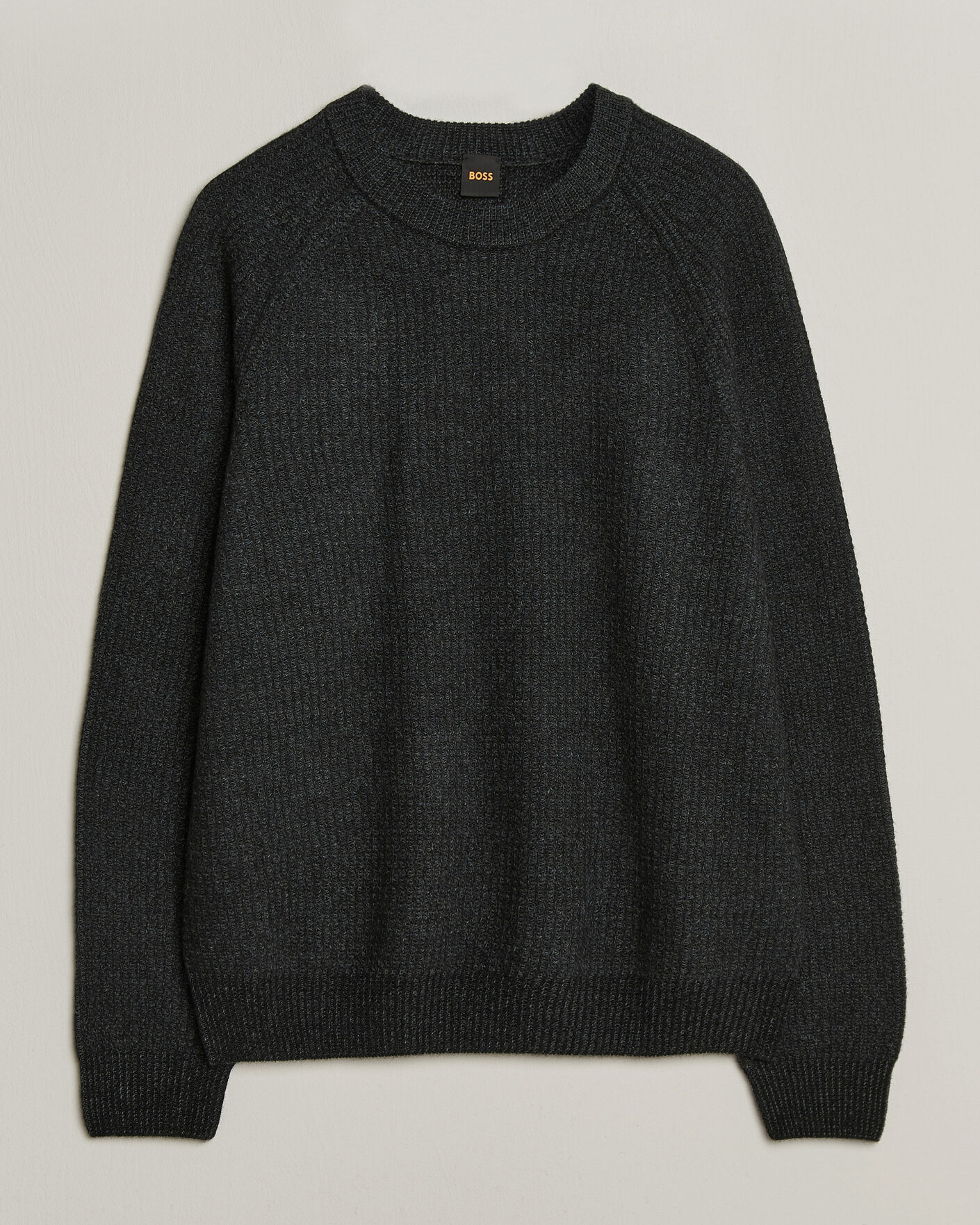 Uomini | Maglieria | BOSS ORANGE | Kepler Wool Knitted Sweater Black