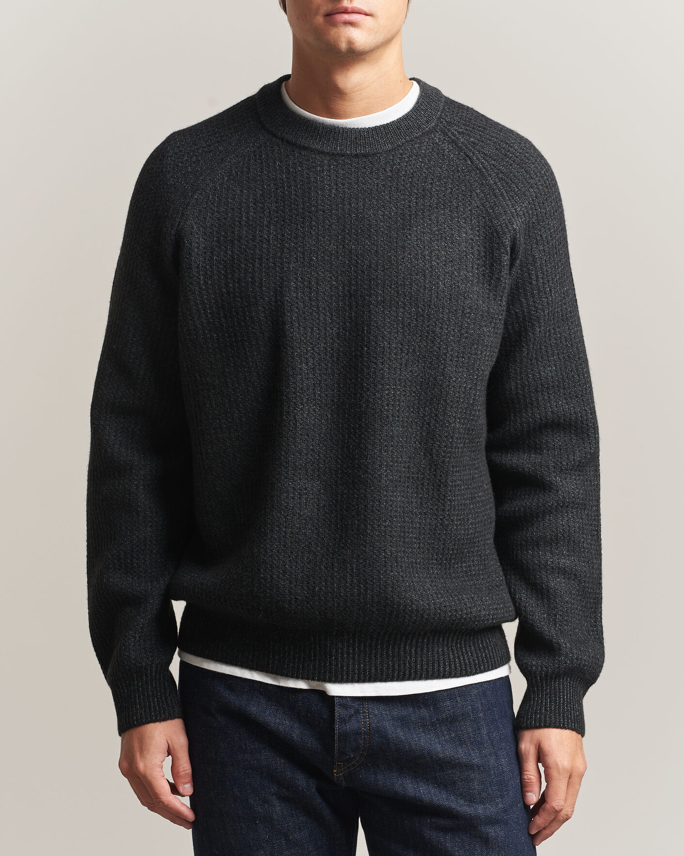 Uomini | Maglieria | BOSS ORANGE | Kepler Wool Knitted Sweater Black